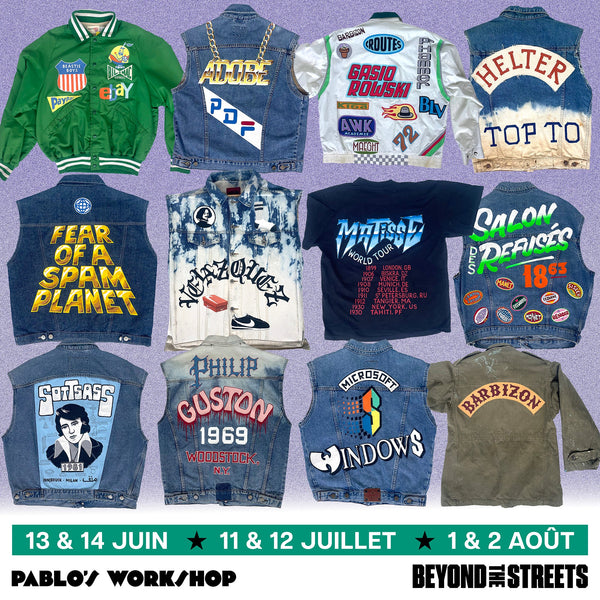 Pablo Cots workshops at BEYOND THE STREETS Paris!