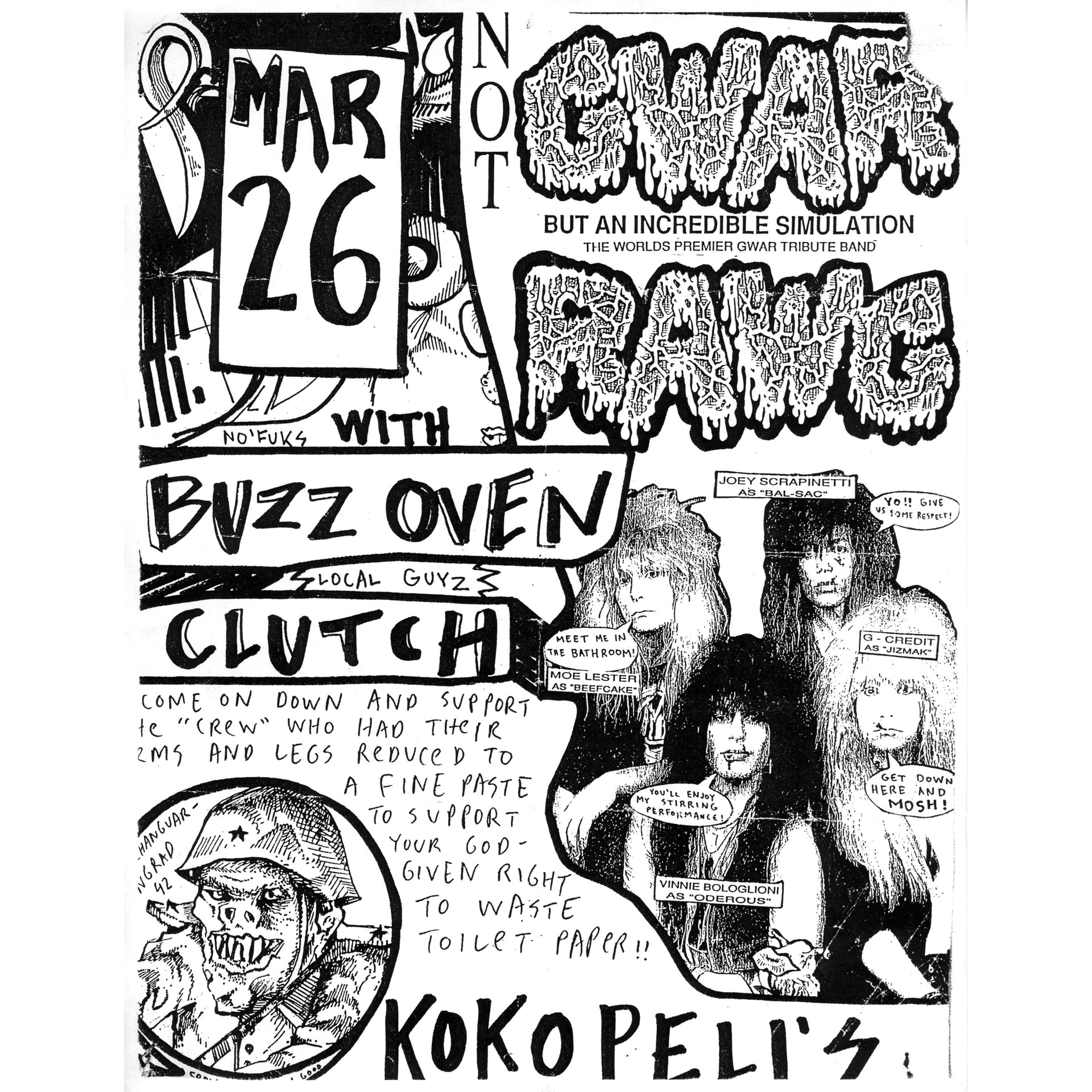 GWAR X BEYOND THE STREETS "GWAR" Flyer Packs