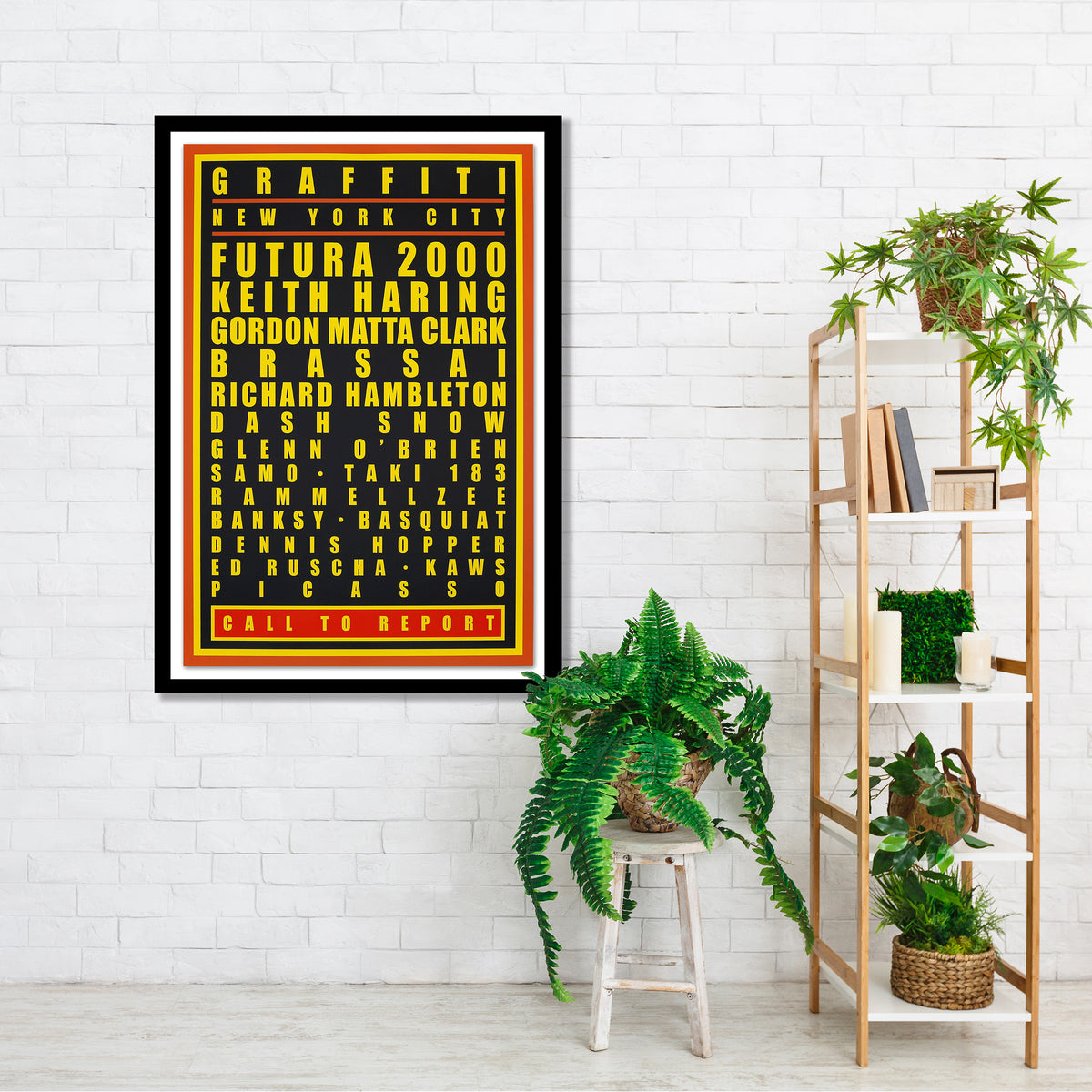 futura2000 André シルクスクリーンプリント　グラフィティ　アート ANDRE_DREAM_PRINT_MOCKUP_A2_12