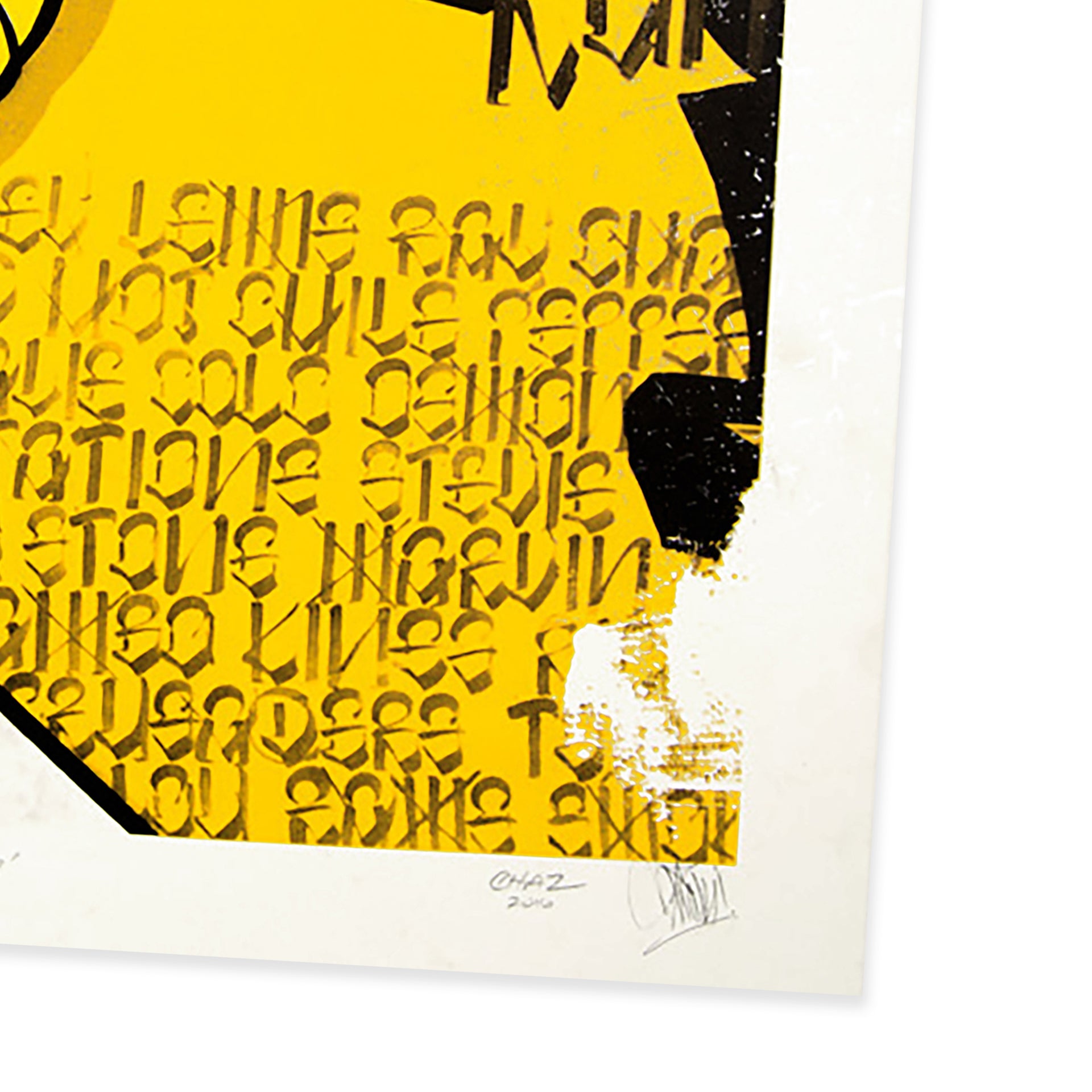Chaz Bojórquez x OG SLICK "Collab 1" Print