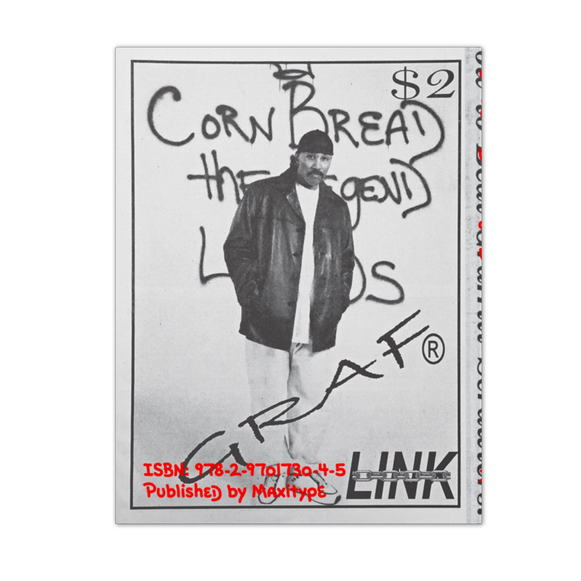 CORNBREAD BY CORNBREAD The Legend "Graffiti in Philadelphia 1965-1971" Signed Book