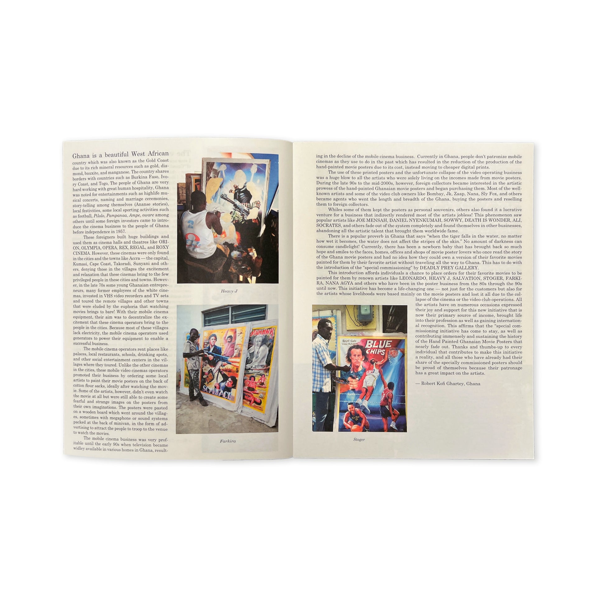 Deadly Prey Gallery "Hand Painted Movie Posters From Ghana "Book