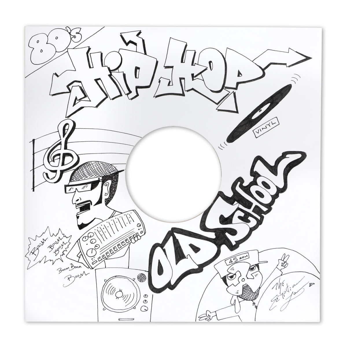 アート・デザイン・音楽 Vinyl Records and Covers by Artists EgyptianLover_Vinyl_Cover_23NE