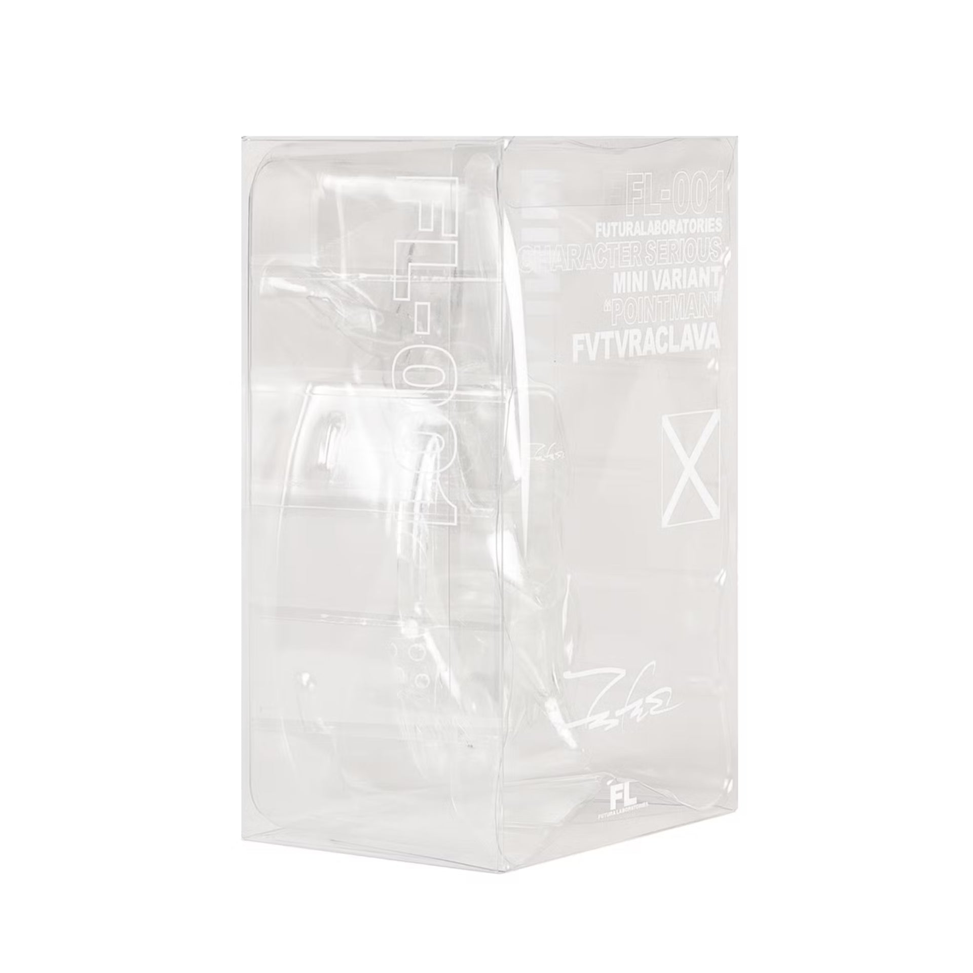 FUTURA "FL-001 MINI POINTMAN VINYL FIGURE (TRANSPARENT)"