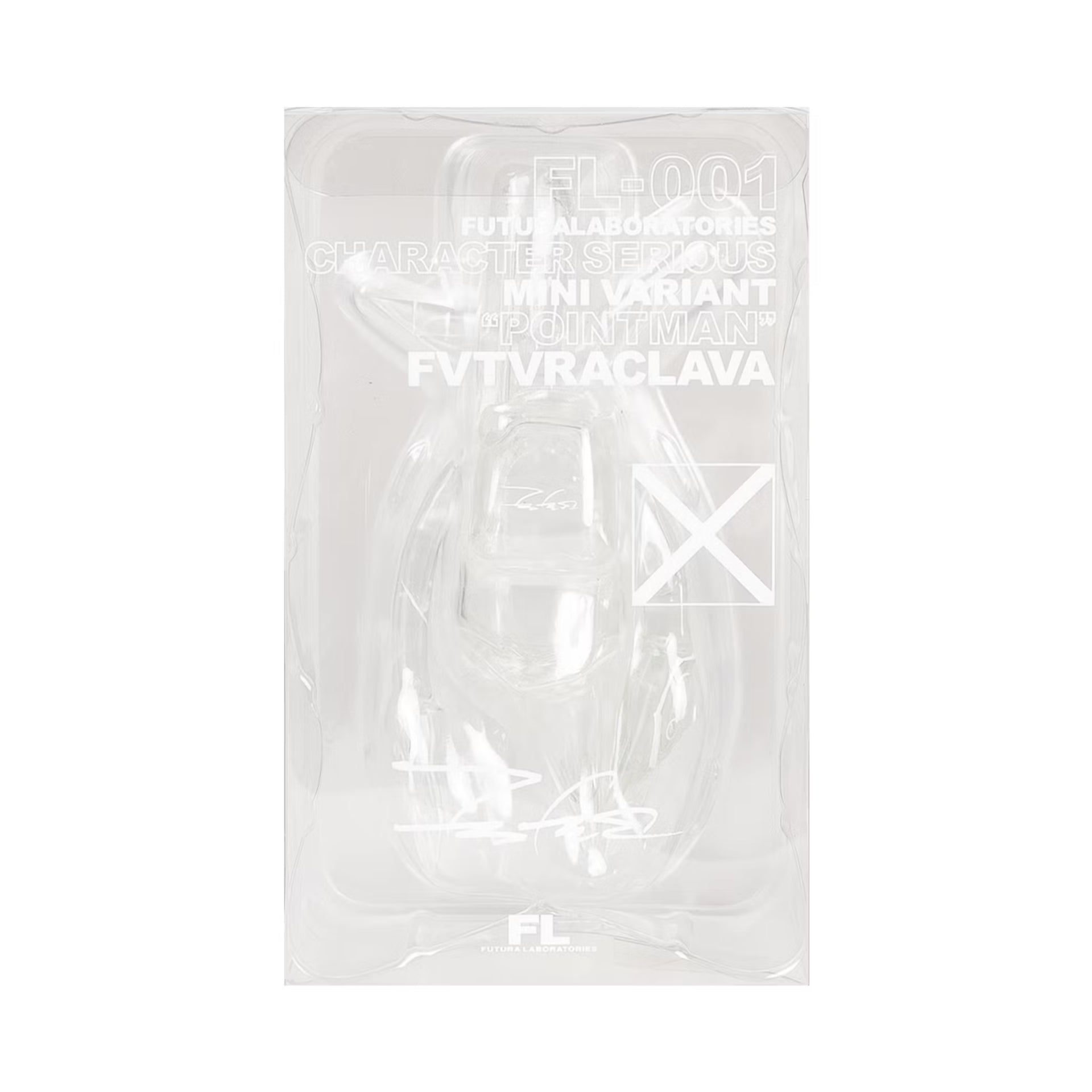 FUTURA "FL-001 MINI POINTMAN VINYL FIGURE (TRANSPARENT)"
