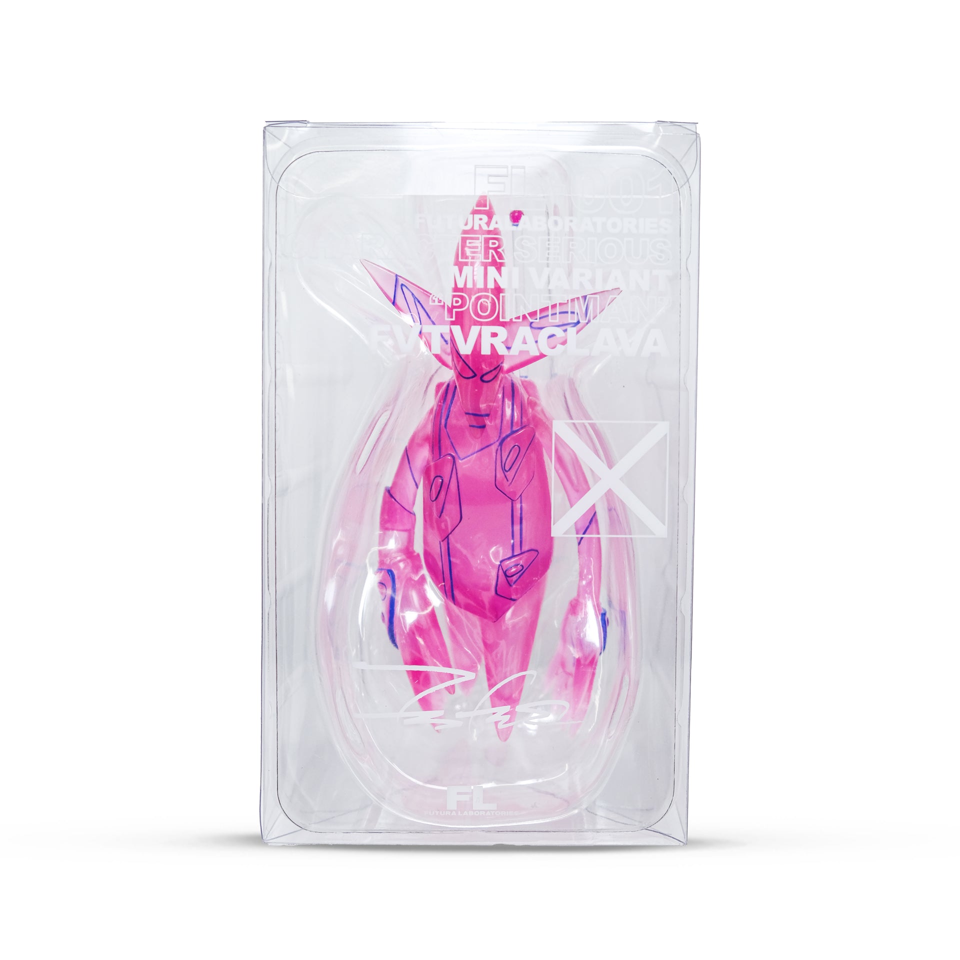 FUTURA "FL-001 MINI POINTMAN VINYL FIGURE (PINK)"