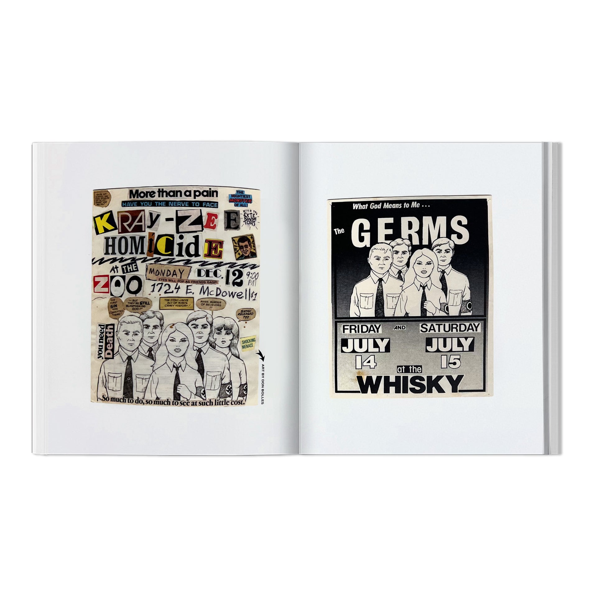 GERMS "This Music Leaves Exit Wounds" Book