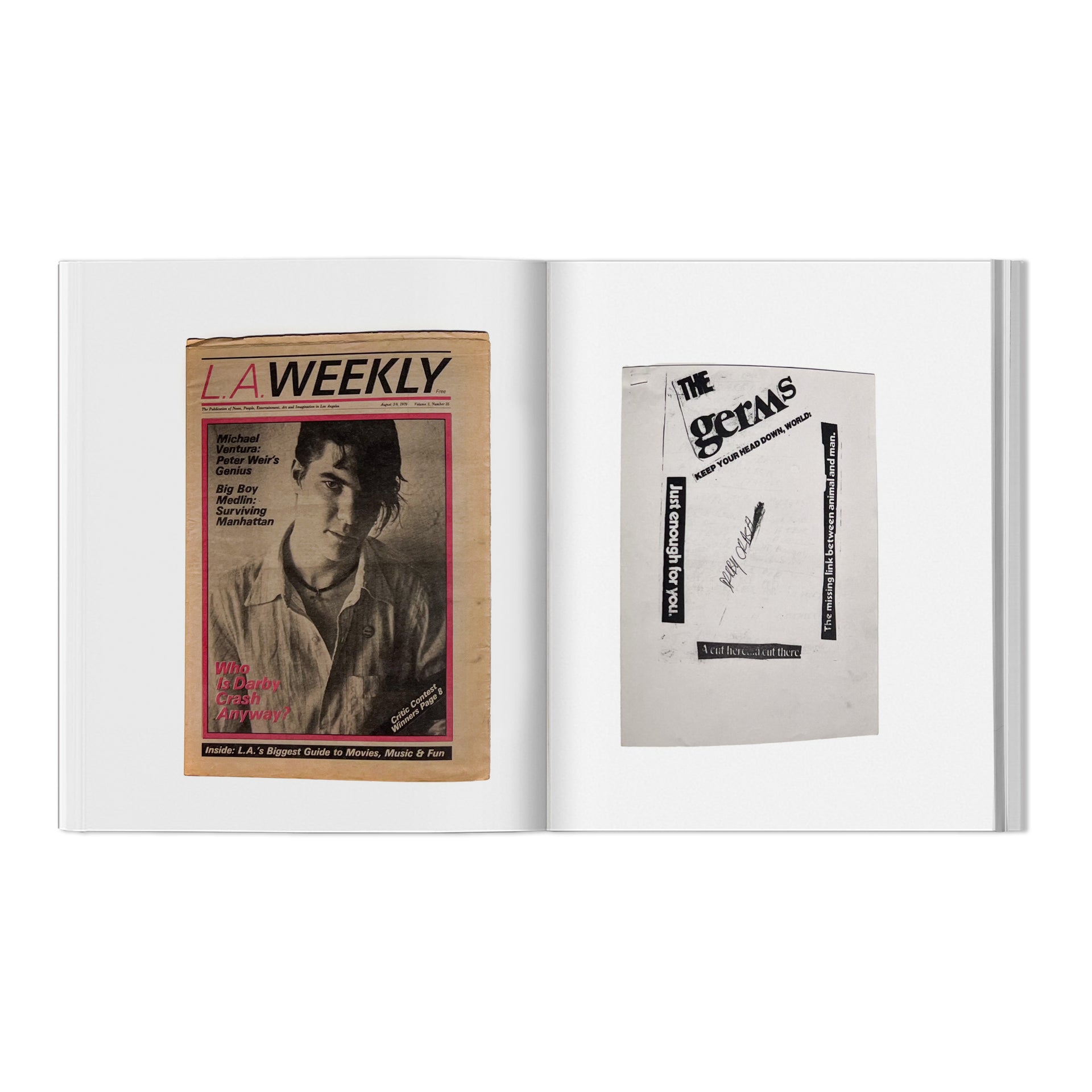 GERMS "This Music Leaves Exit Wounds" Book