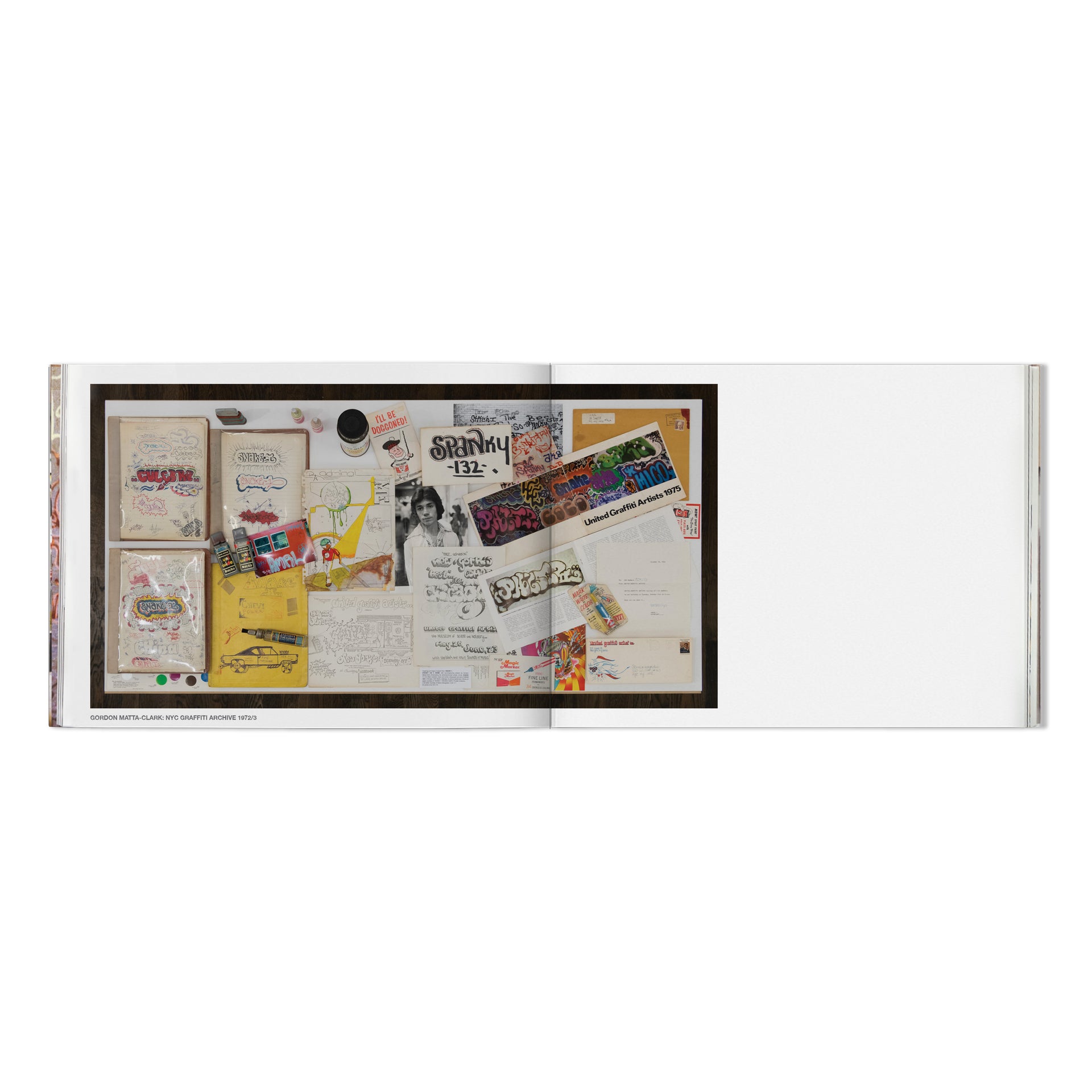White Columns "Gordon Matta Clark: NYC Graffiti Archive 1972/73" Catalogue