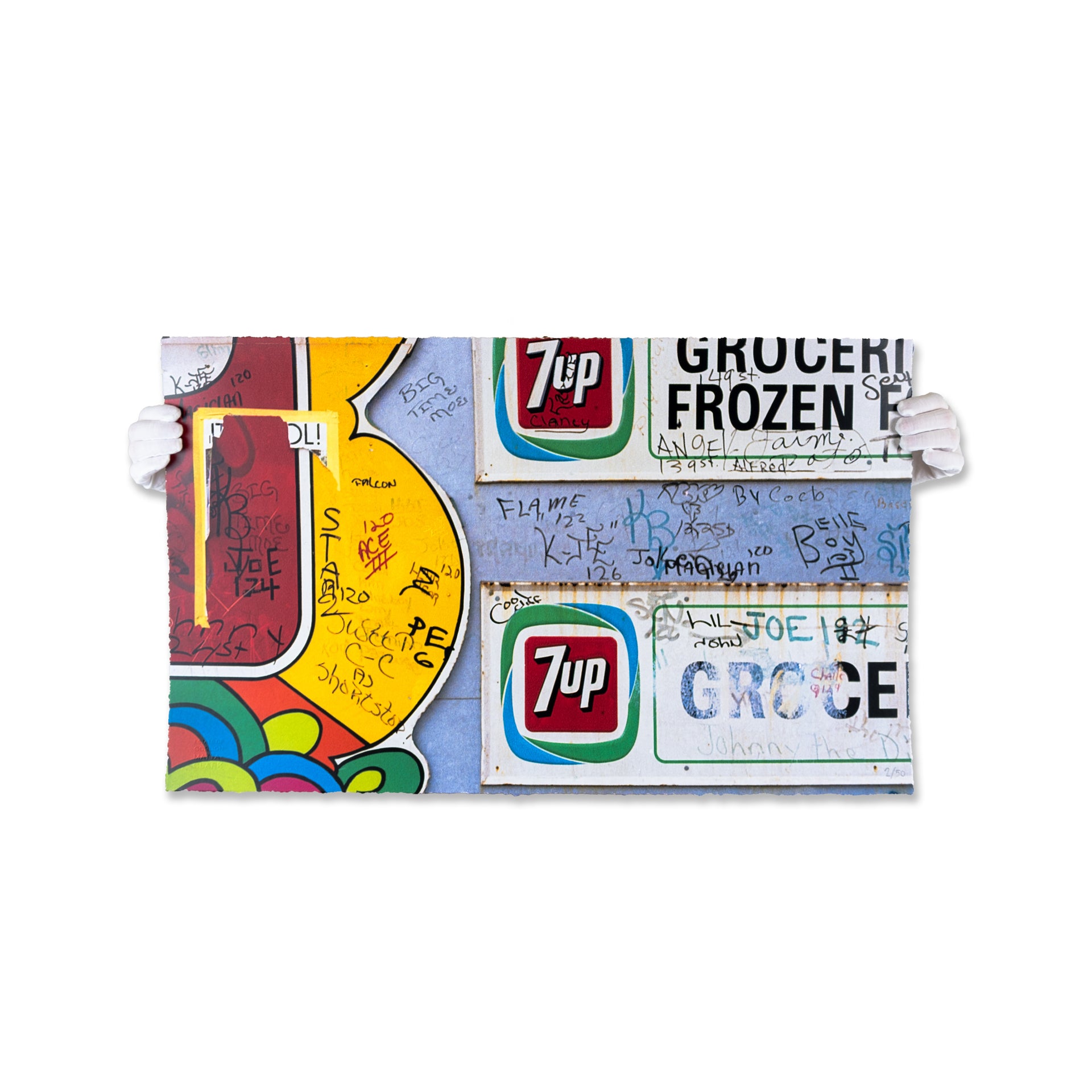 Gordon Matta-Clark "7UP" Print