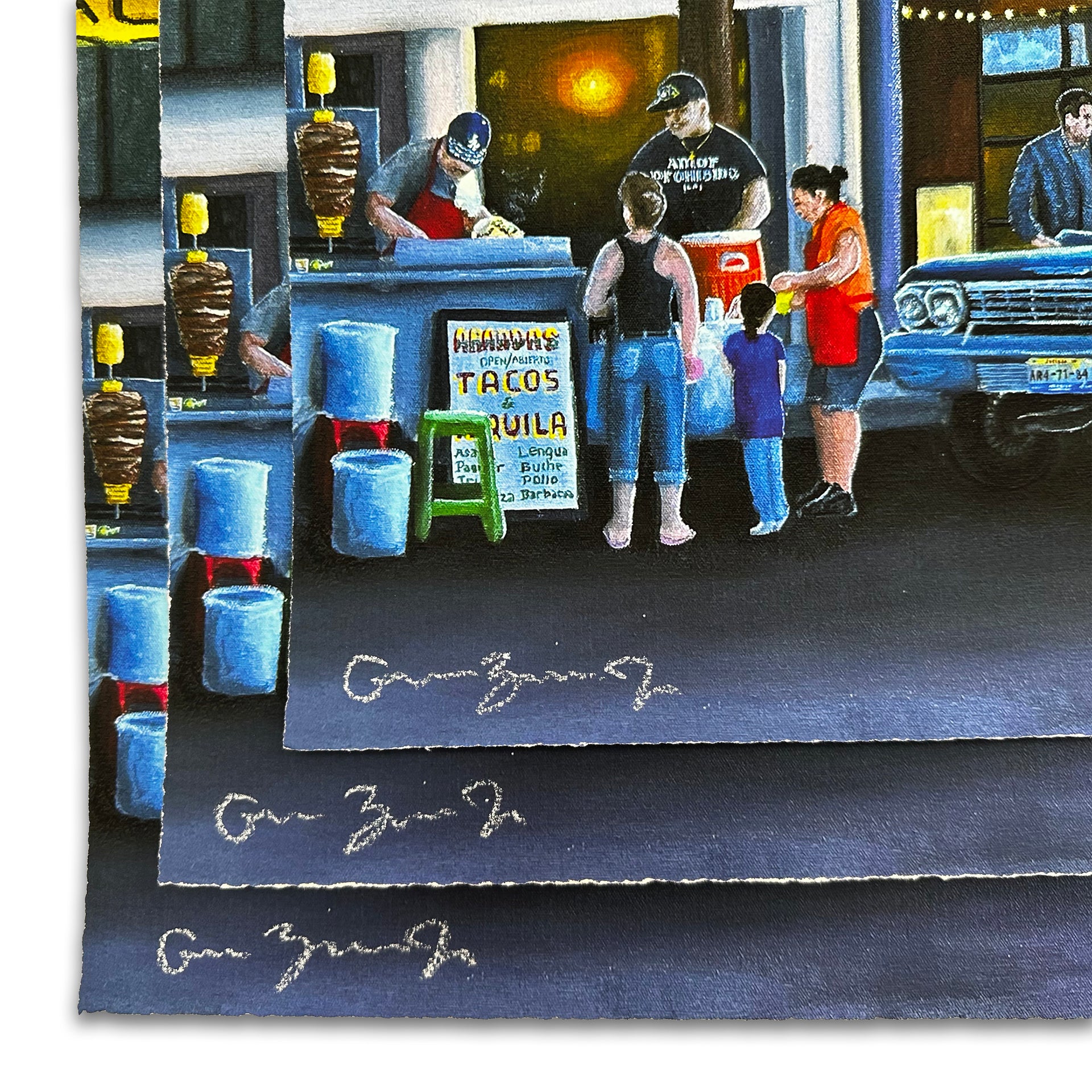 Gustavo Zermeño Jr. "Manhattan Beach" Print