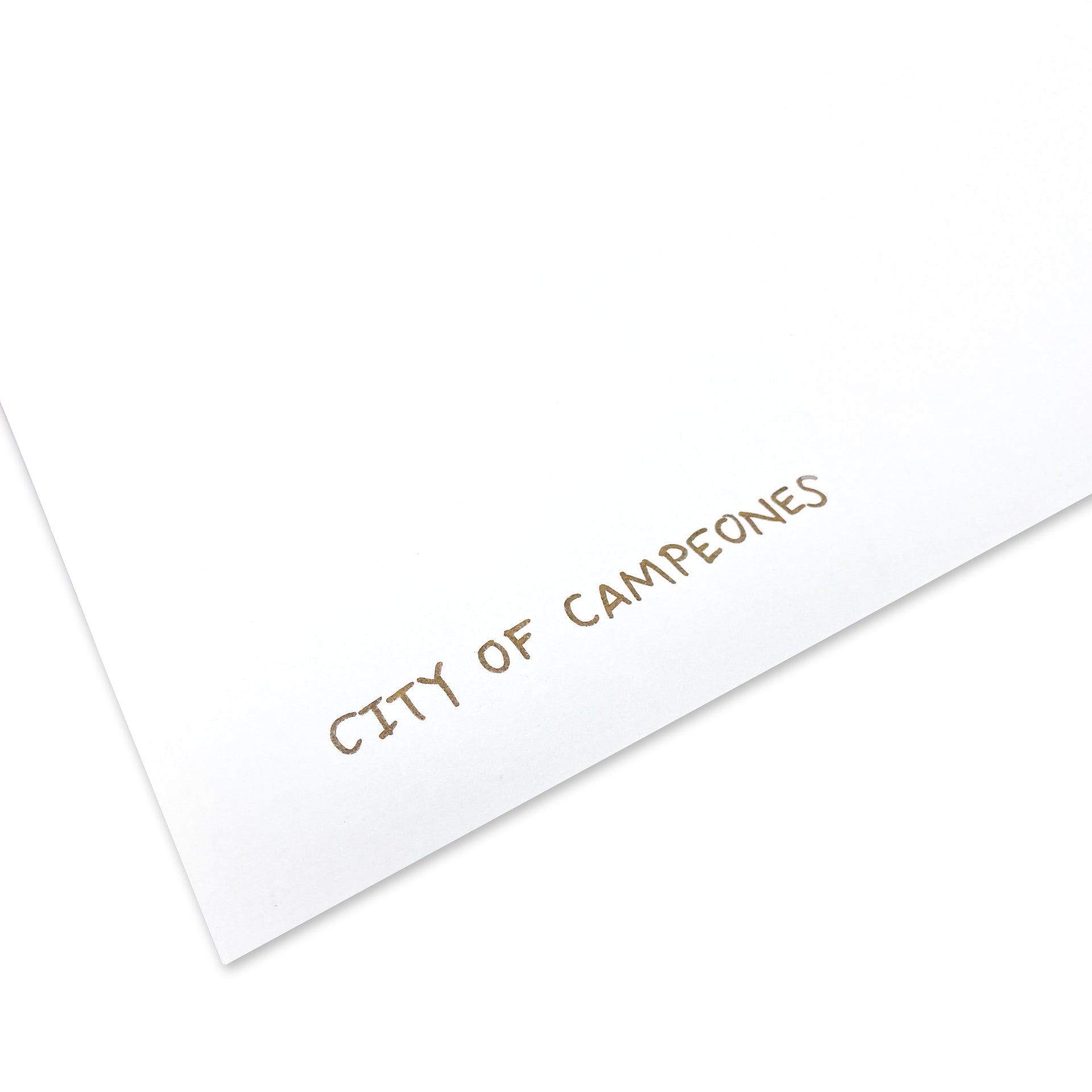 Gustavo Zermeño Jr "City of Campeones" Original Artwork