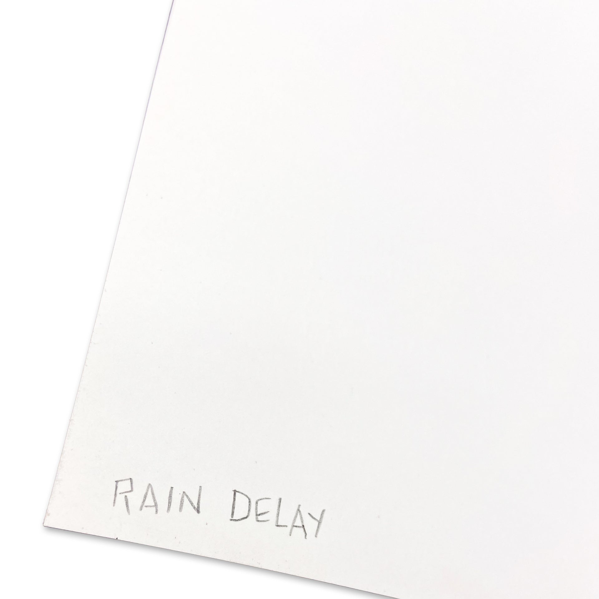 Gustavo Zermeño Jr "RAIN DELAY" Original Artwork