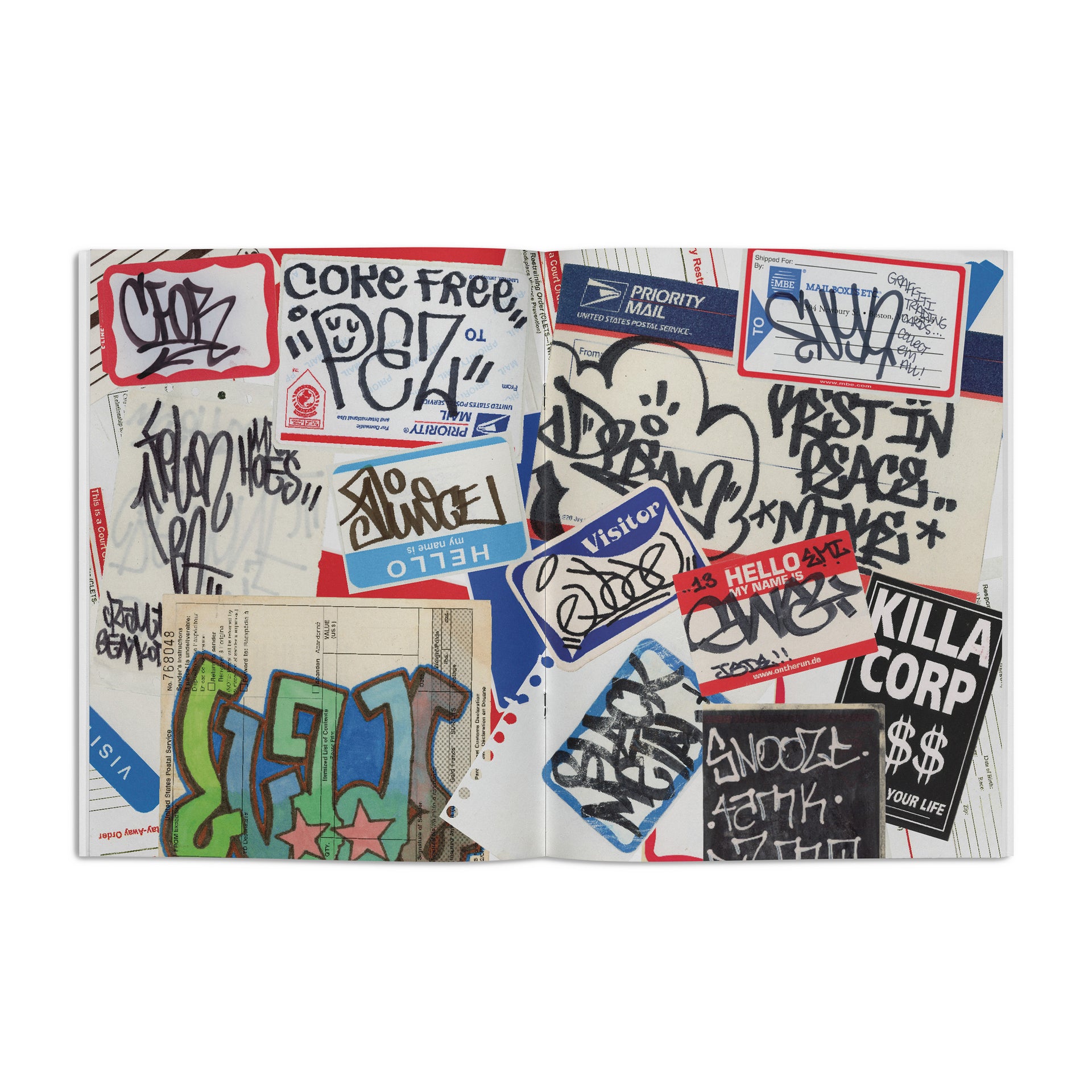 Dave Schubert "Graffiti Stickers From The Collection of Dave Schubert" Zine