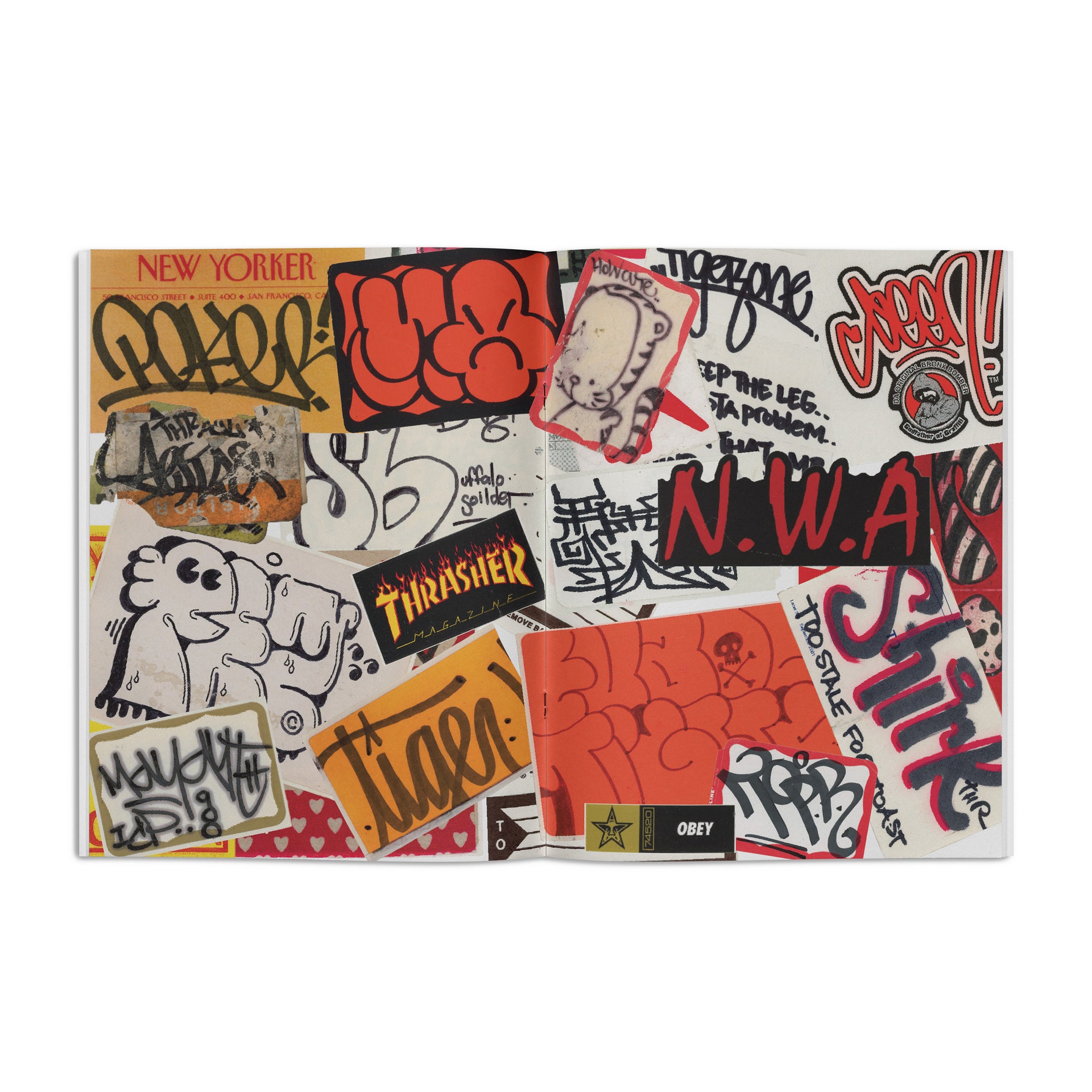 Dave Schubert "Graffiti Stickers From The Collection of Dave Schubert" Zine