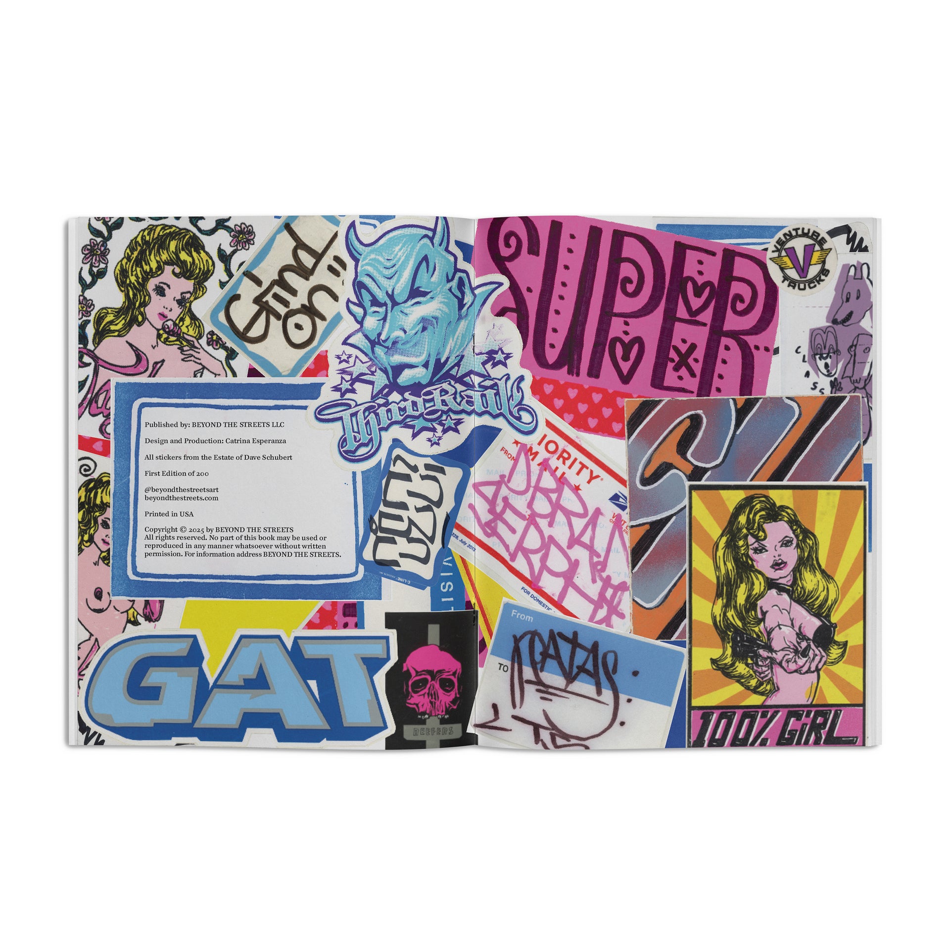 Dave Schubert "Graffiti Stickers From The Collection of Dave Schubert" Zine