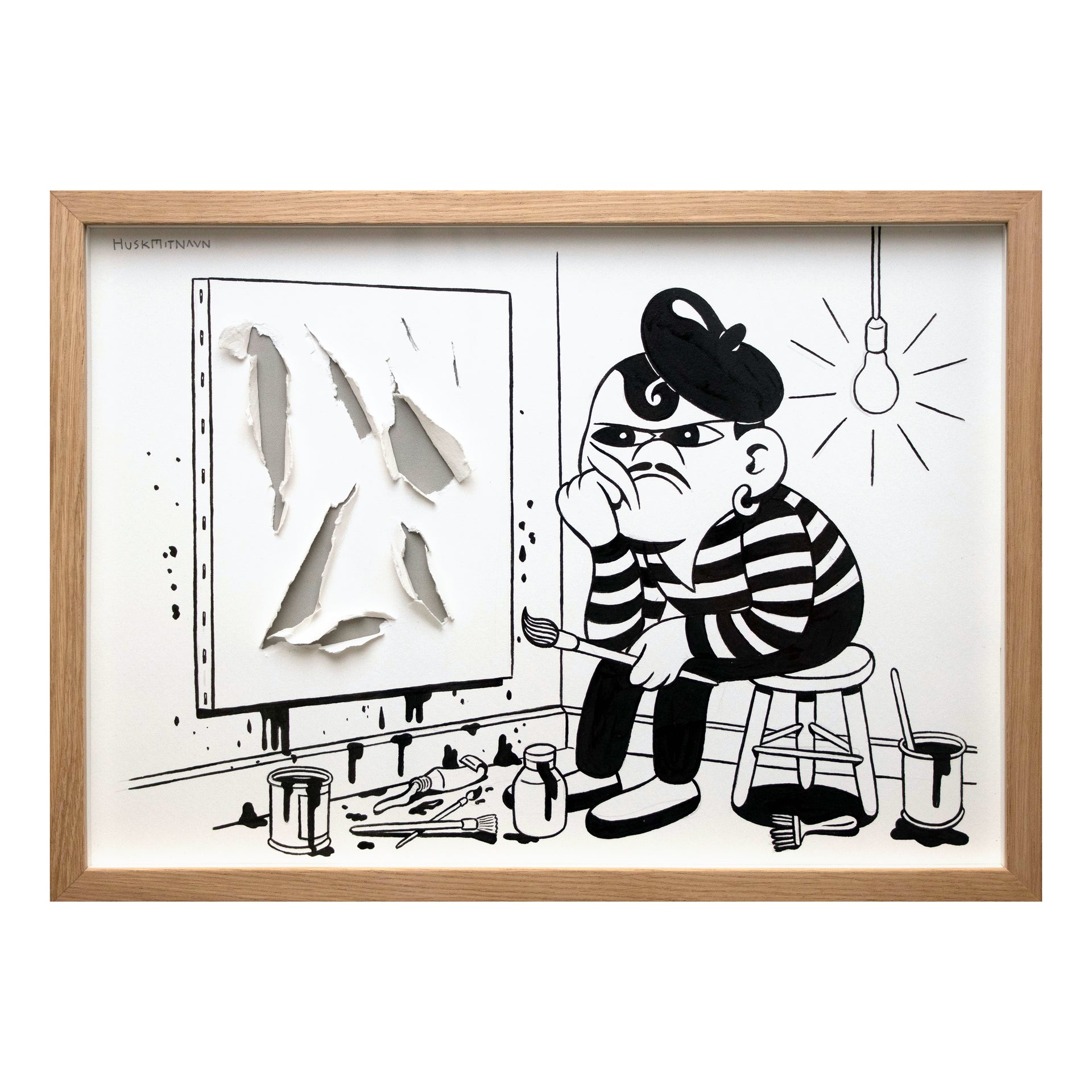 HuskMitNavn "Studio Life" Original Artwork