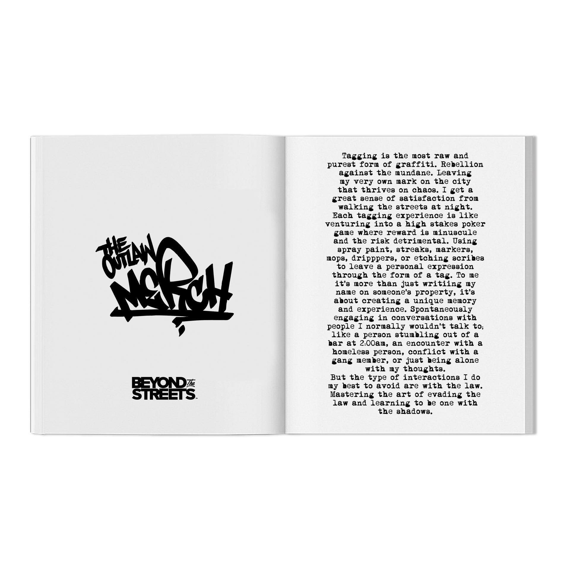 MERCH "The Outlaw" Book