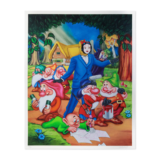 PRIEST "Snow Write and the Seven Dwarfs" Print