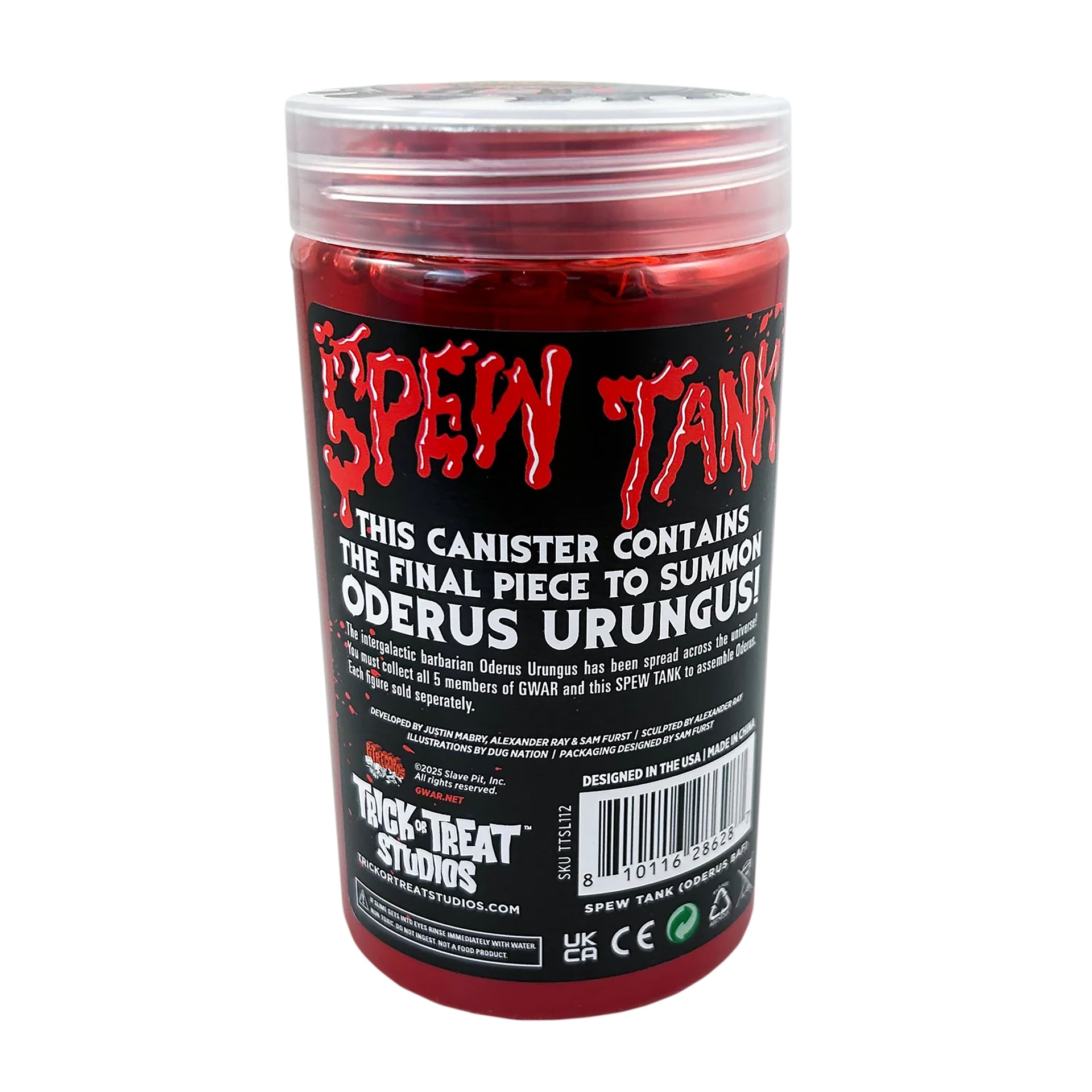 GWAR x TRICK OR TREAT "Spew Tank" Blood Slime (Oderus B.A.F.)