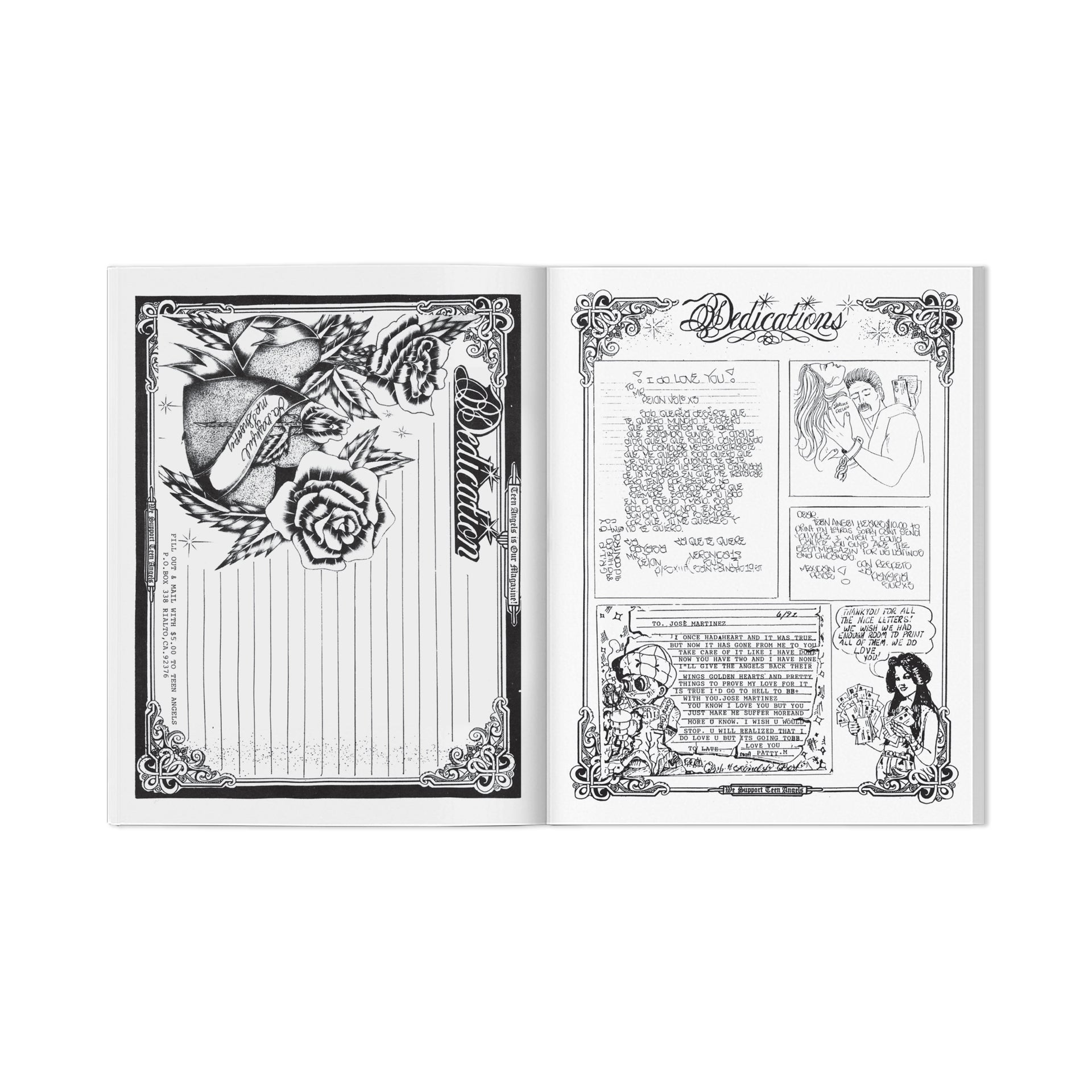 PRE-ORDER Teen Angel's "Dedications" Book