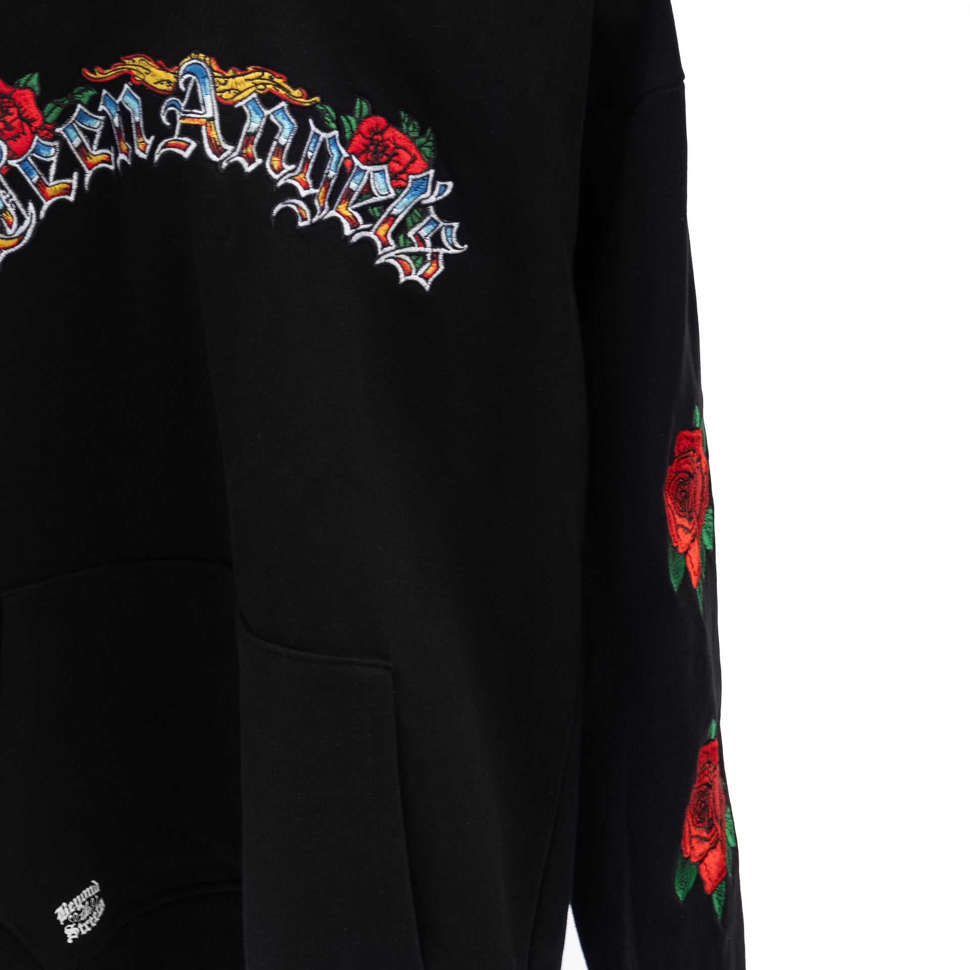 Teen Angel's "Roses 'n Chrome" Hoodie