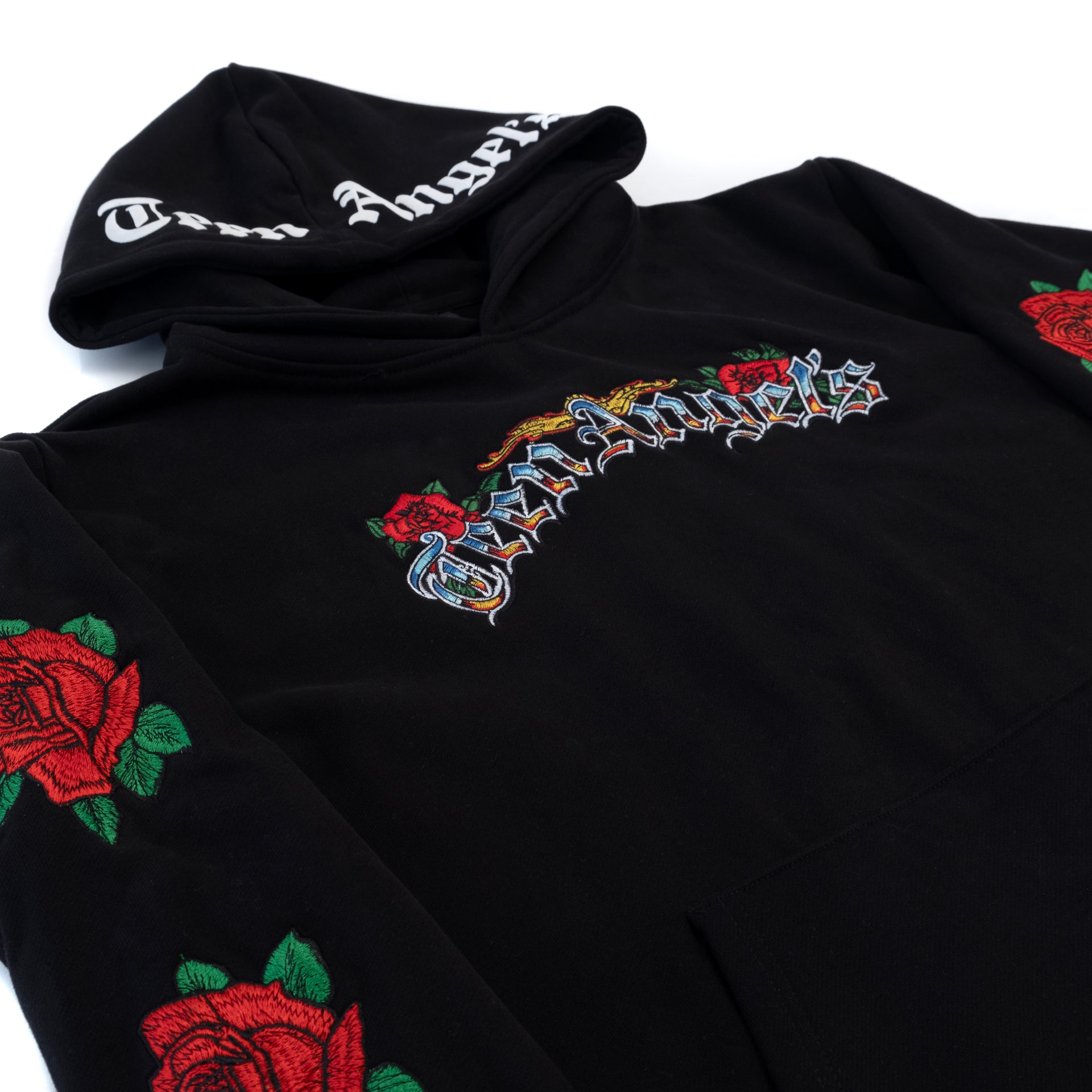 Teen Angel's "Roses 'n Chrome" Hoodie