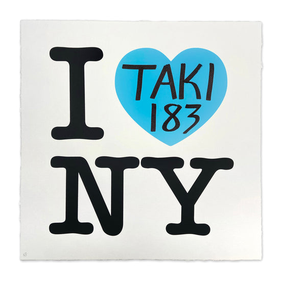TAKI 183 "I Heart NY: Blue Edition" AP Print