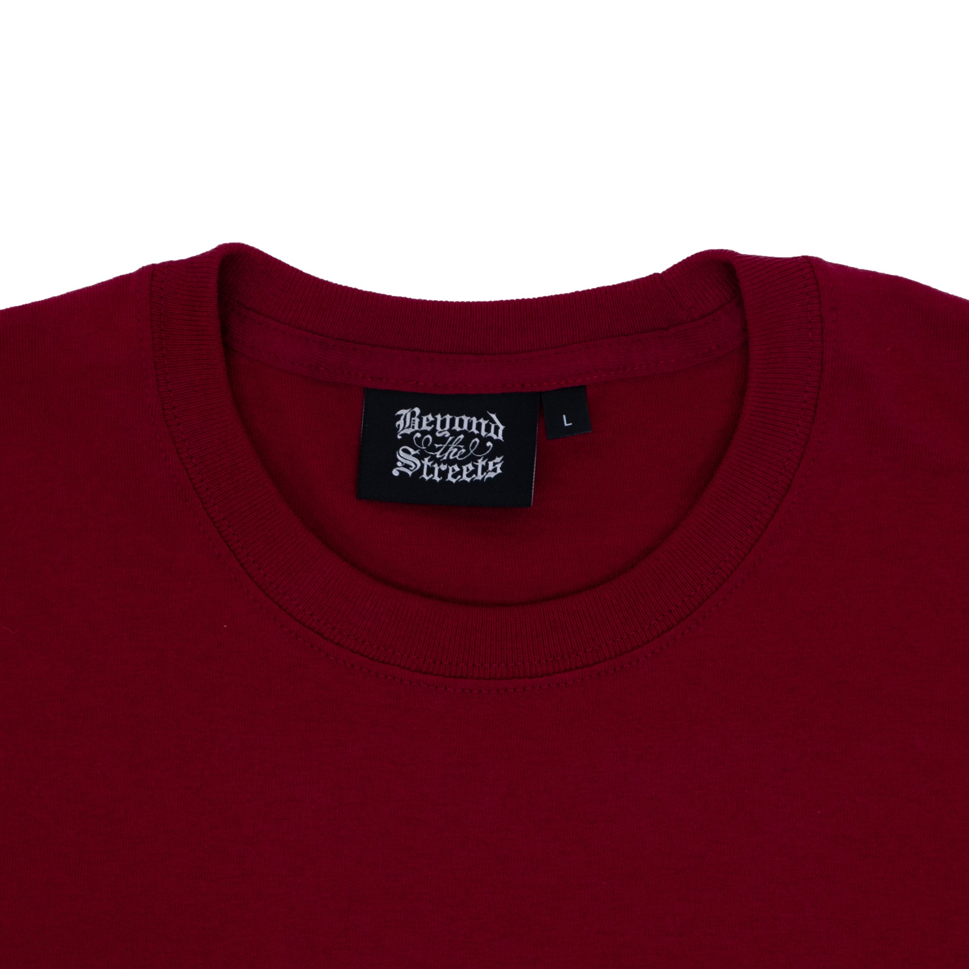 Teen Angel's "Chrome Placa (Cardinal Red)" Tee