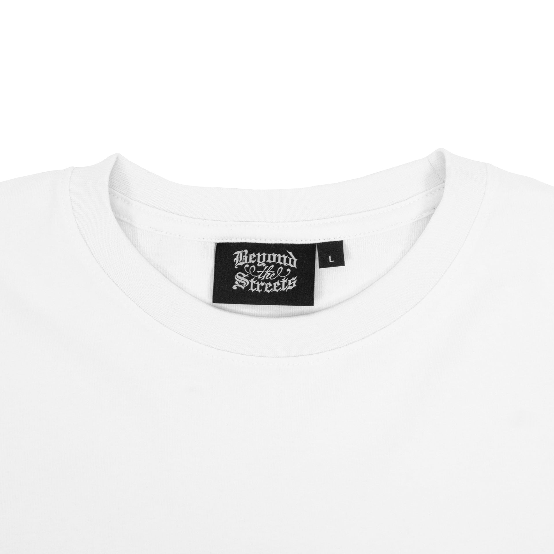 Teen Angel's "Chrome Placa (White)" Tee