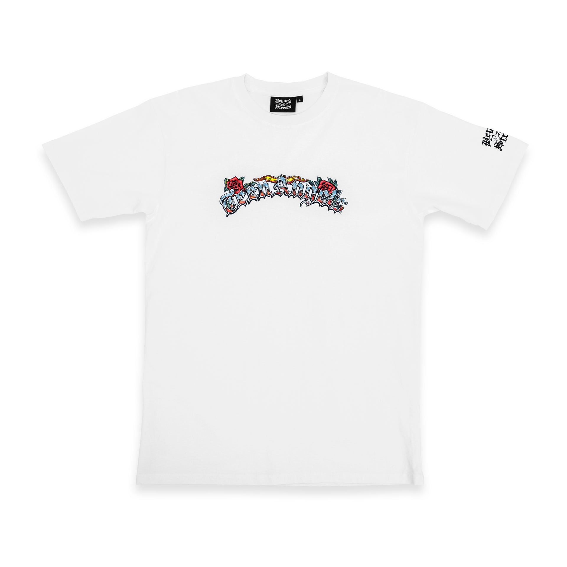 Teen Angel's "Chrome Placa (White)" Tee