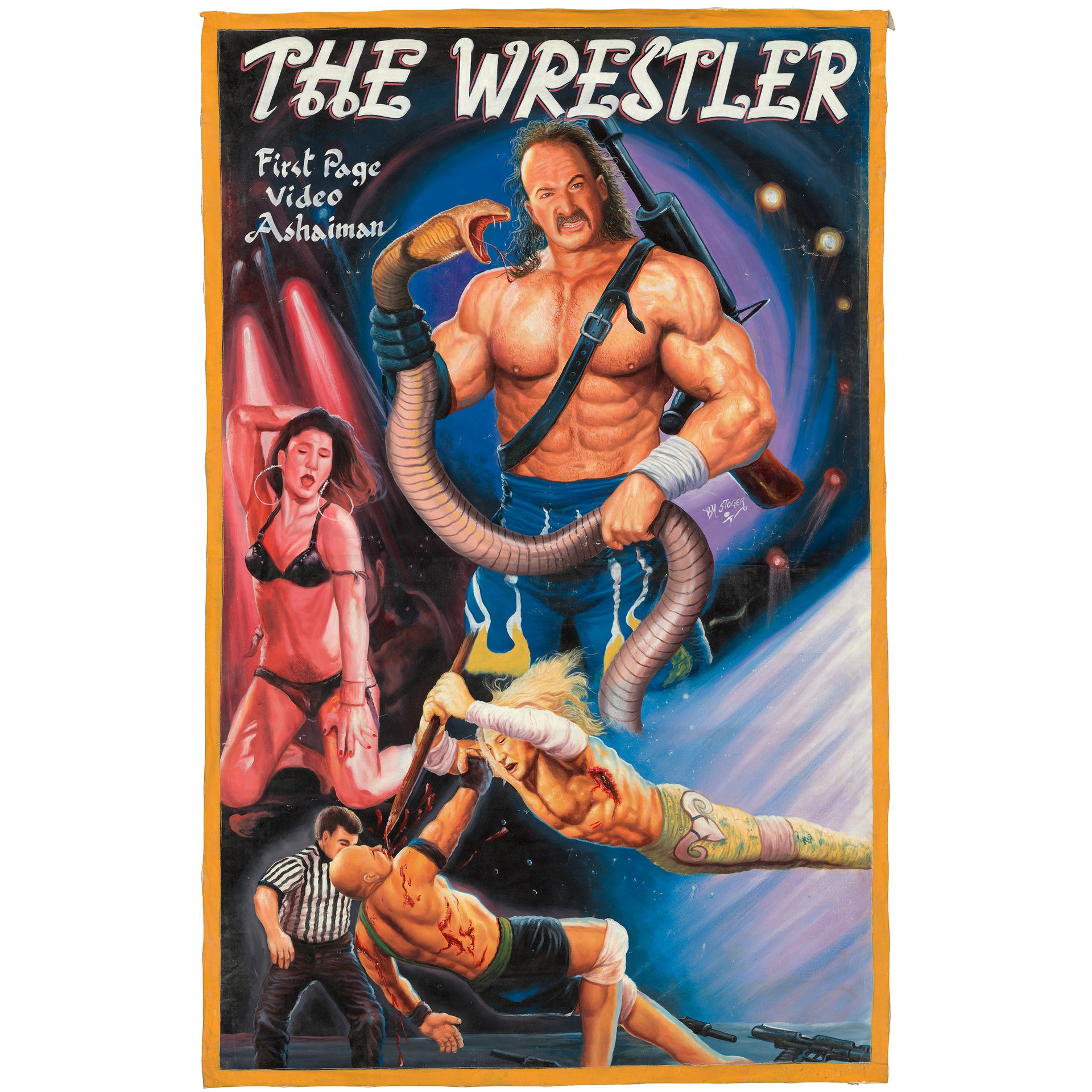 Deadly Prey Gallery "The Wrestler" Original Artwork