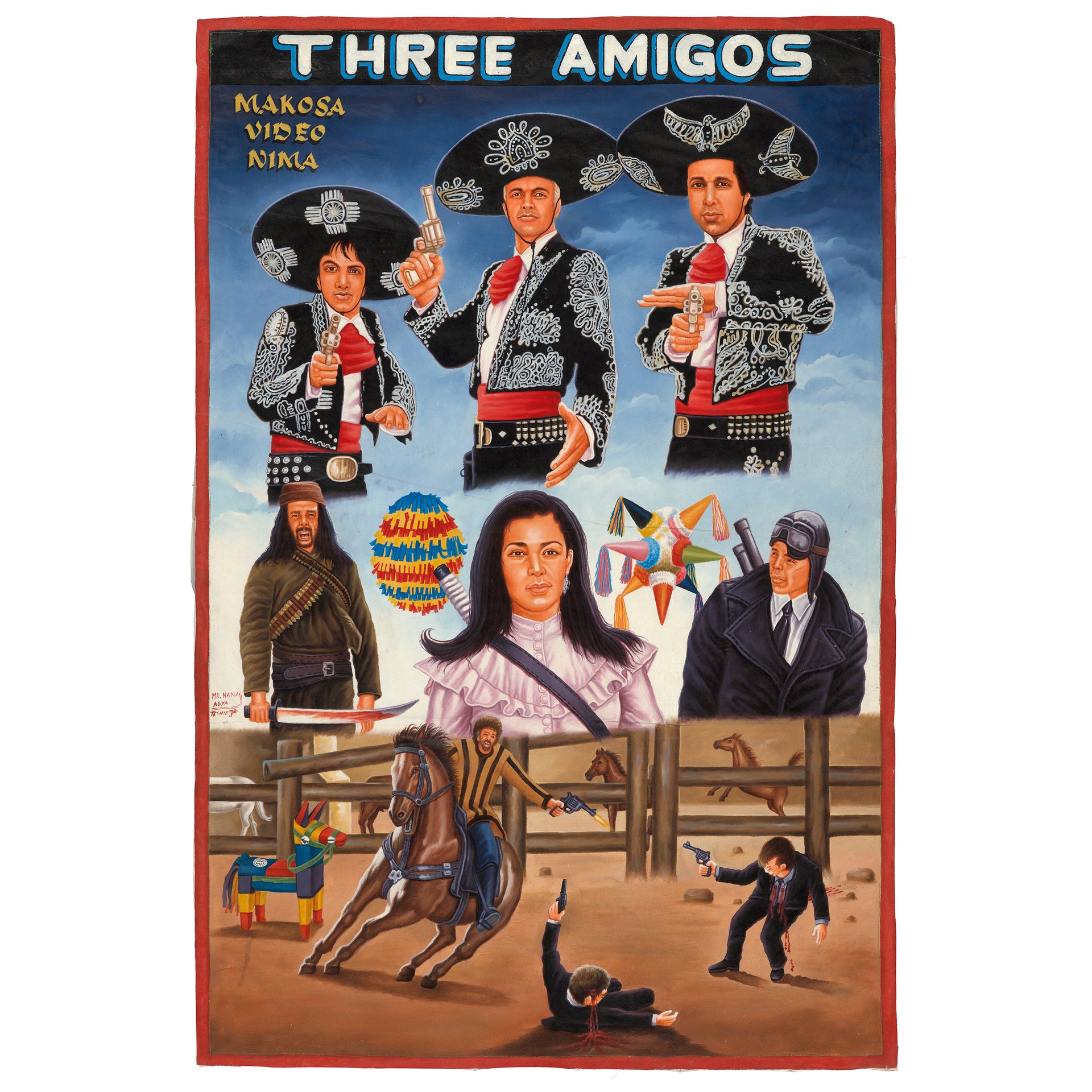 Deadly Prey Gallery "Three Amigos" Original Artwork