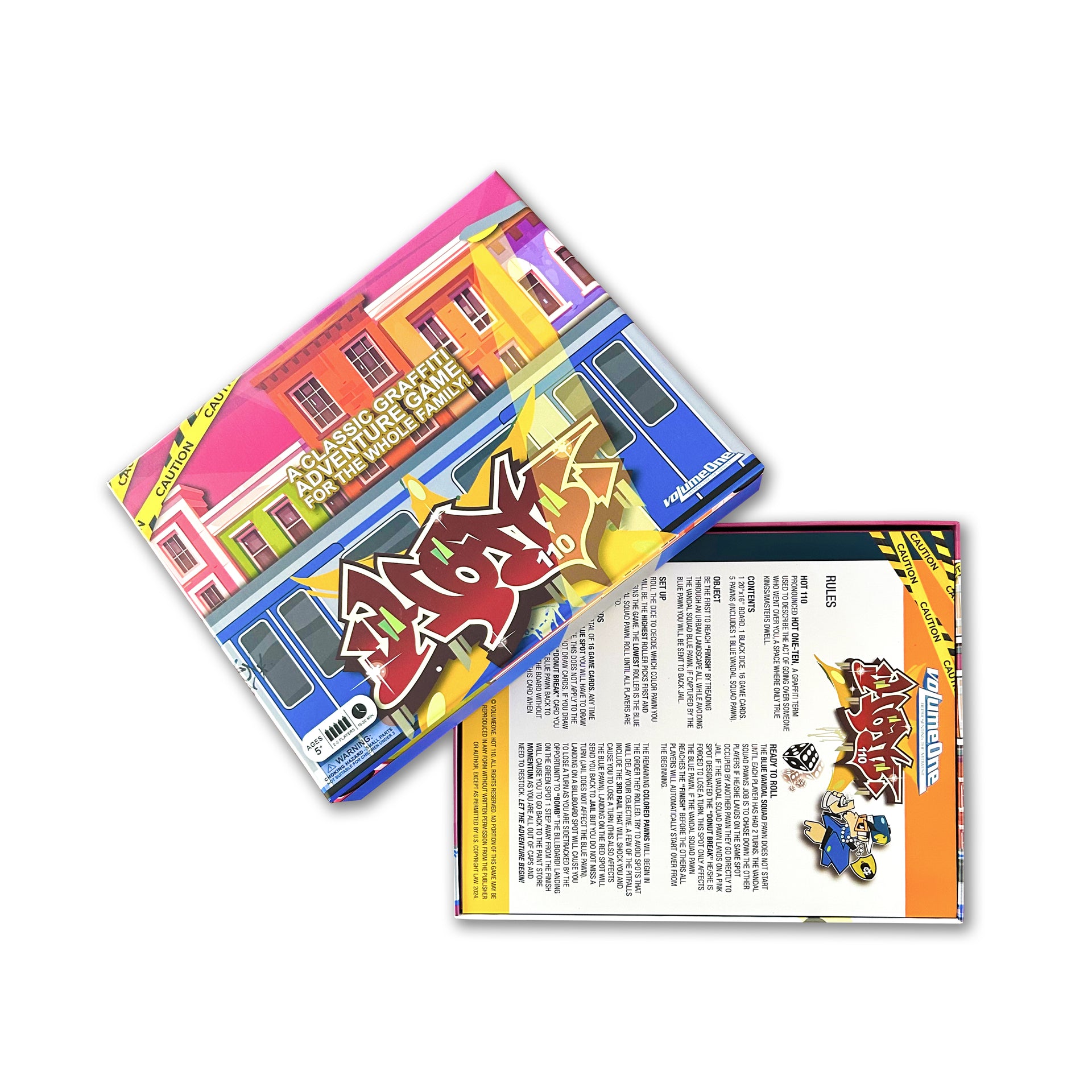"Hot 110" Graffiti Board Game