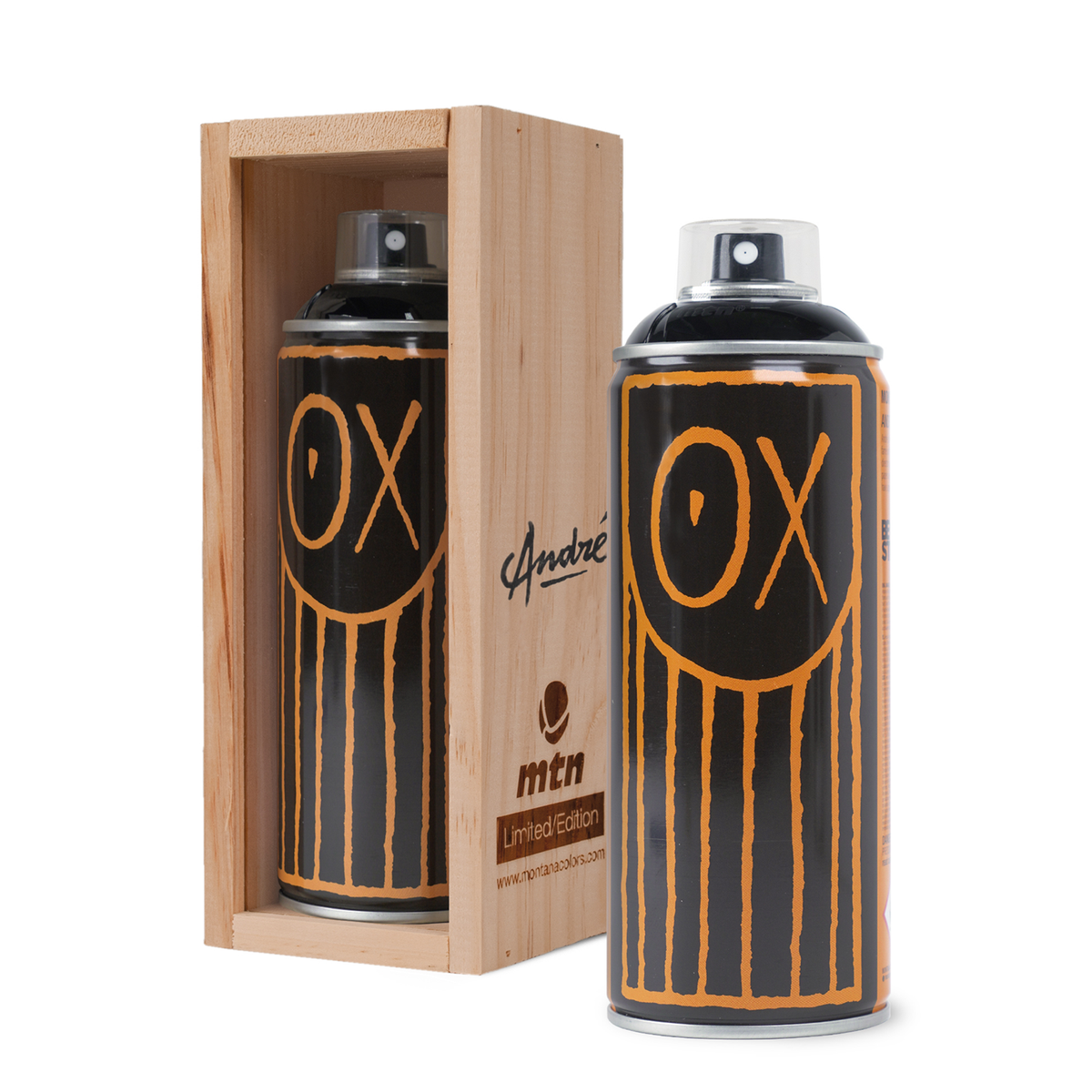 ANDRE Limited Edition Montana Spray Paint Can - BEYOND THE STREETS ANDRE Limited Edition Montana Spray Paint Can - BEYOND THE STREETS