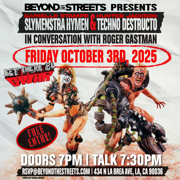Slymenstra Hymen and Techno Destructo in Conversation — Moderated by Roger Gastman on October 3rd!