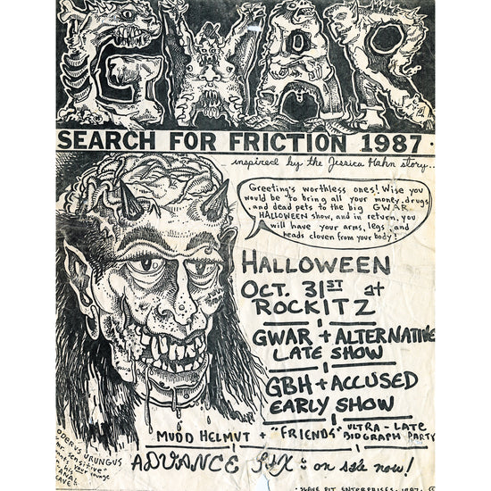 GWAR X BEYOND THE STREETS "GWAR" Flyer Packs