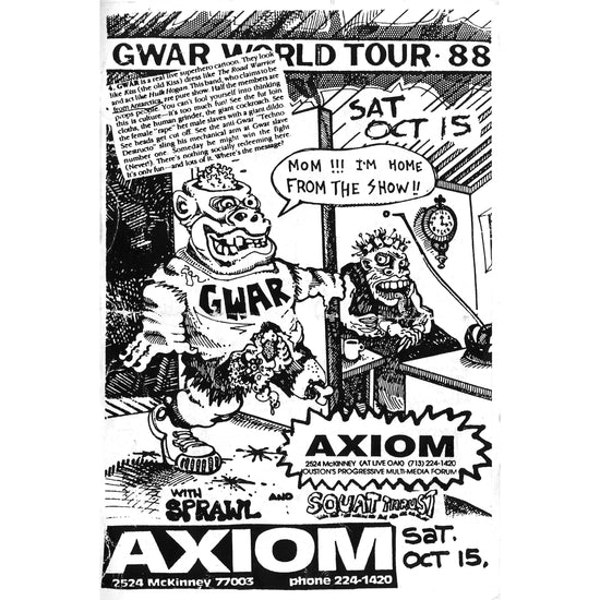 GWAR X BEYOND THE STREETS "GWAR" Flyer Packs