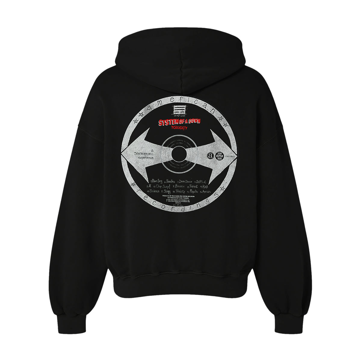 System Of A Down "Toxicity Album" Hoodie