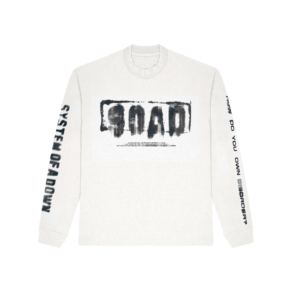 System Of A Down "SOAD Toxicity" Long Sleeve Tee