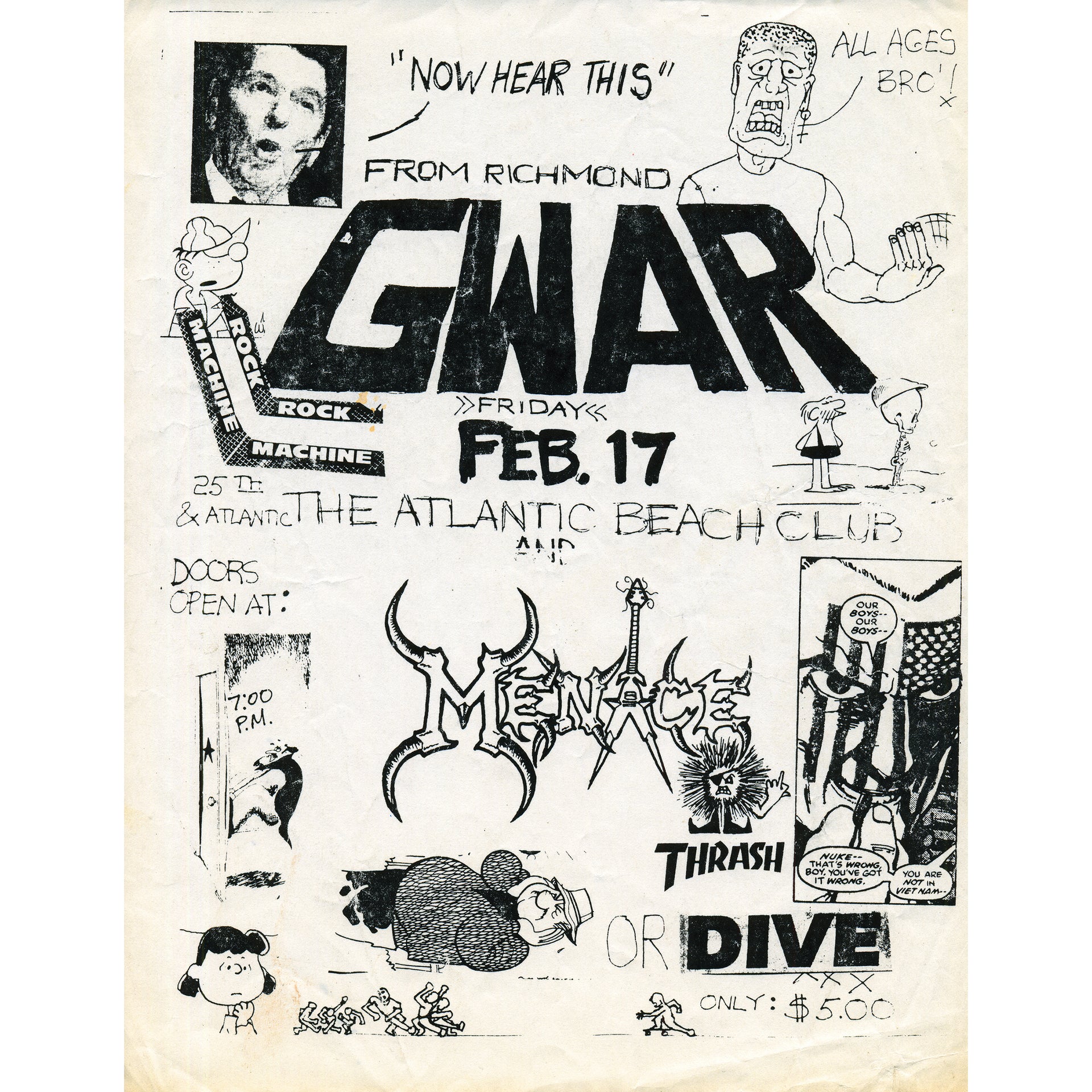 GWAR X BEYOND THE STREETS "GWAR" Flyer Packs