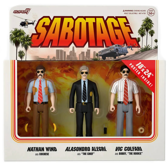 Beastie Boys" ReAction Figures Wav 3 Sabotage" Figure 3-Pack