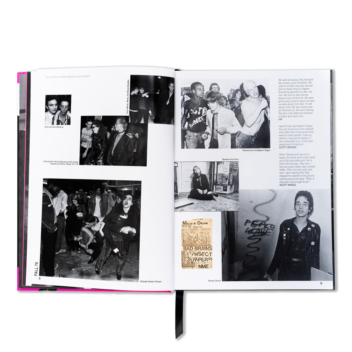 SIGNED "Banned In DC: Photos and Anecdotes from the DC Punk Underground (79-85)" Hardcover Book