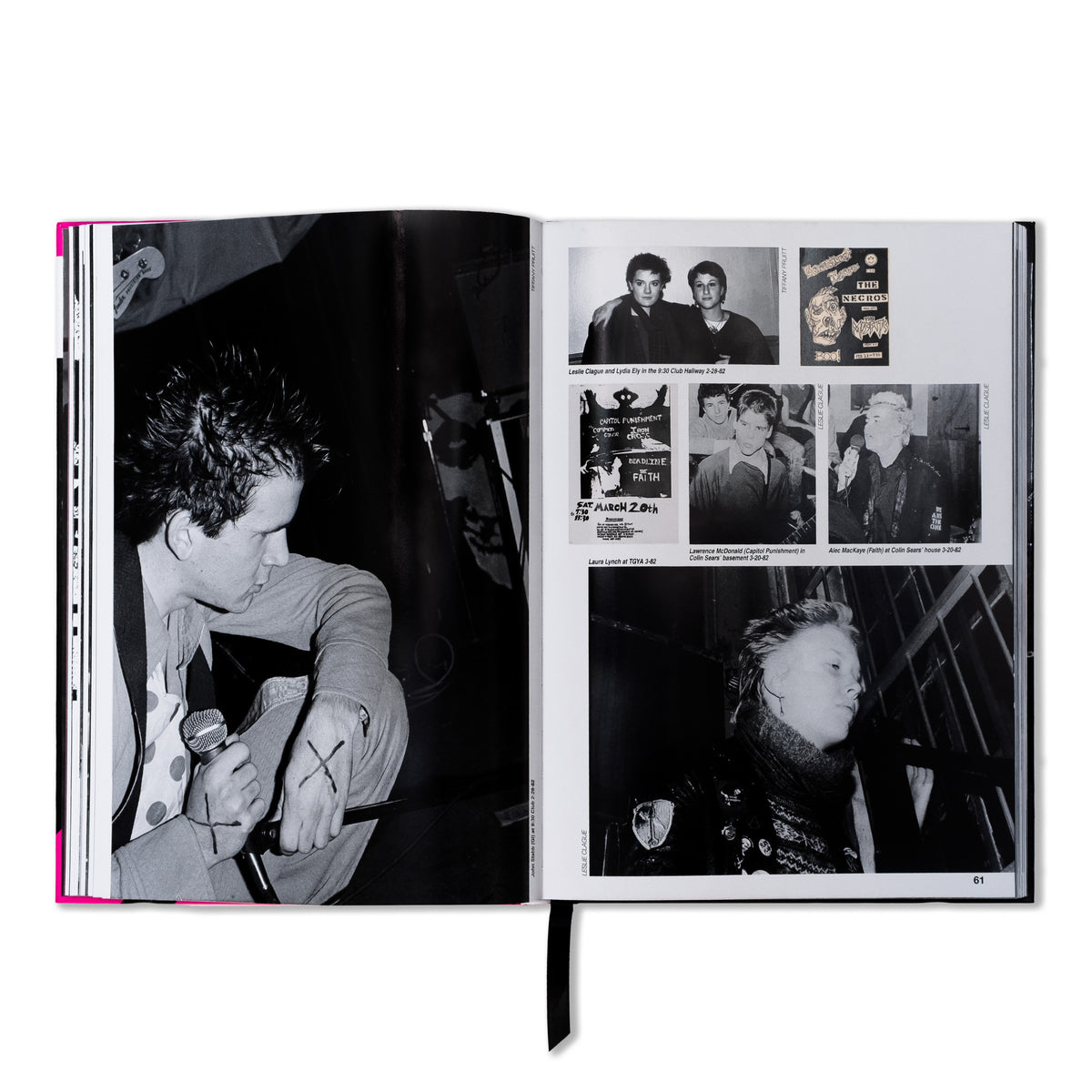 SIGNED "Banned In DC: Photos and Anecdotes from the DC Punk Underground (79-85)" Hardcover Book