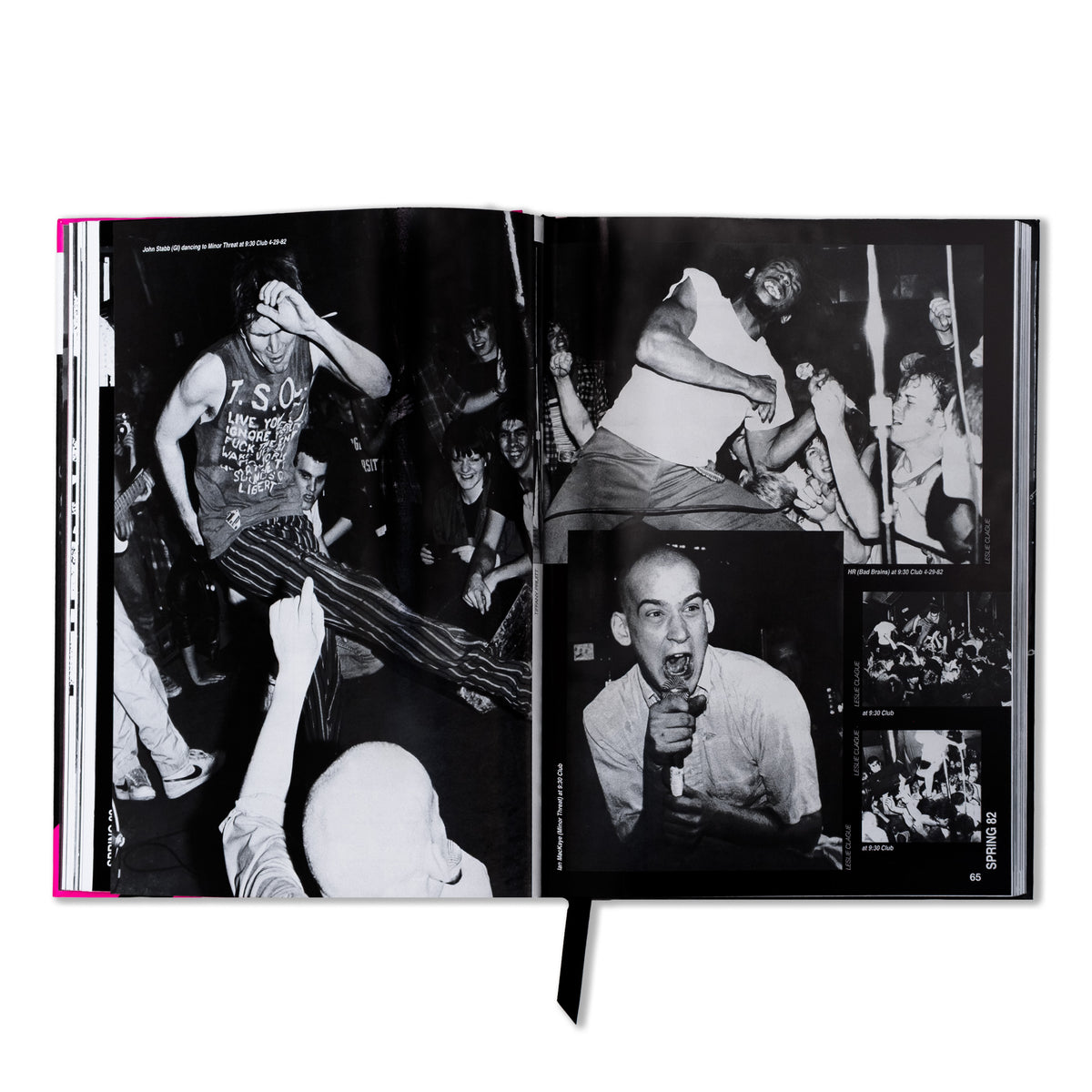 SIGNED "Banned In DC: Photos and Anecdotes from the DC Punk Underground (79-85)" Hardcover Book