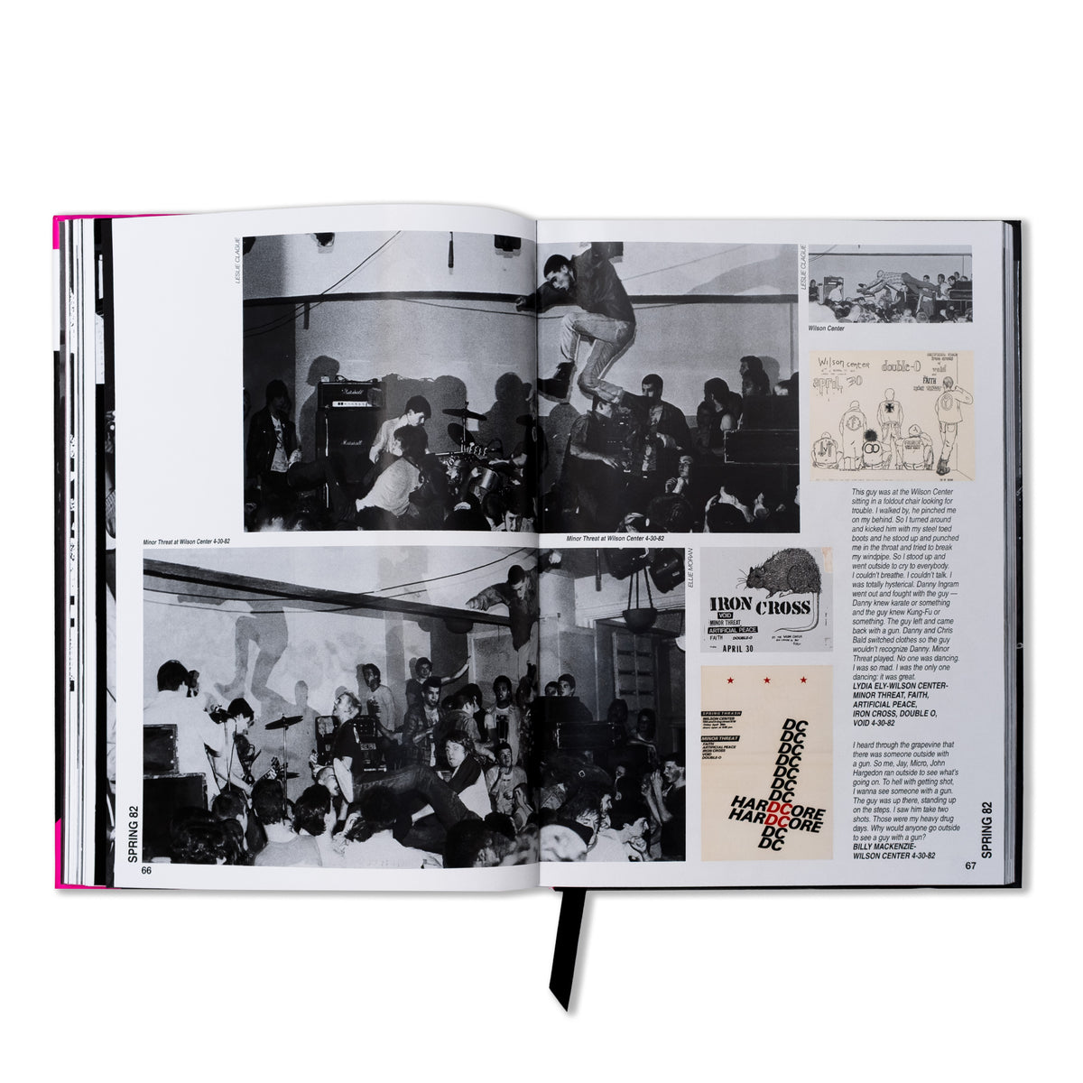 SIGNED "Banned In DC: Photos and Anecdotes from the DC Punk Underground (79-85)" Hardcover Book