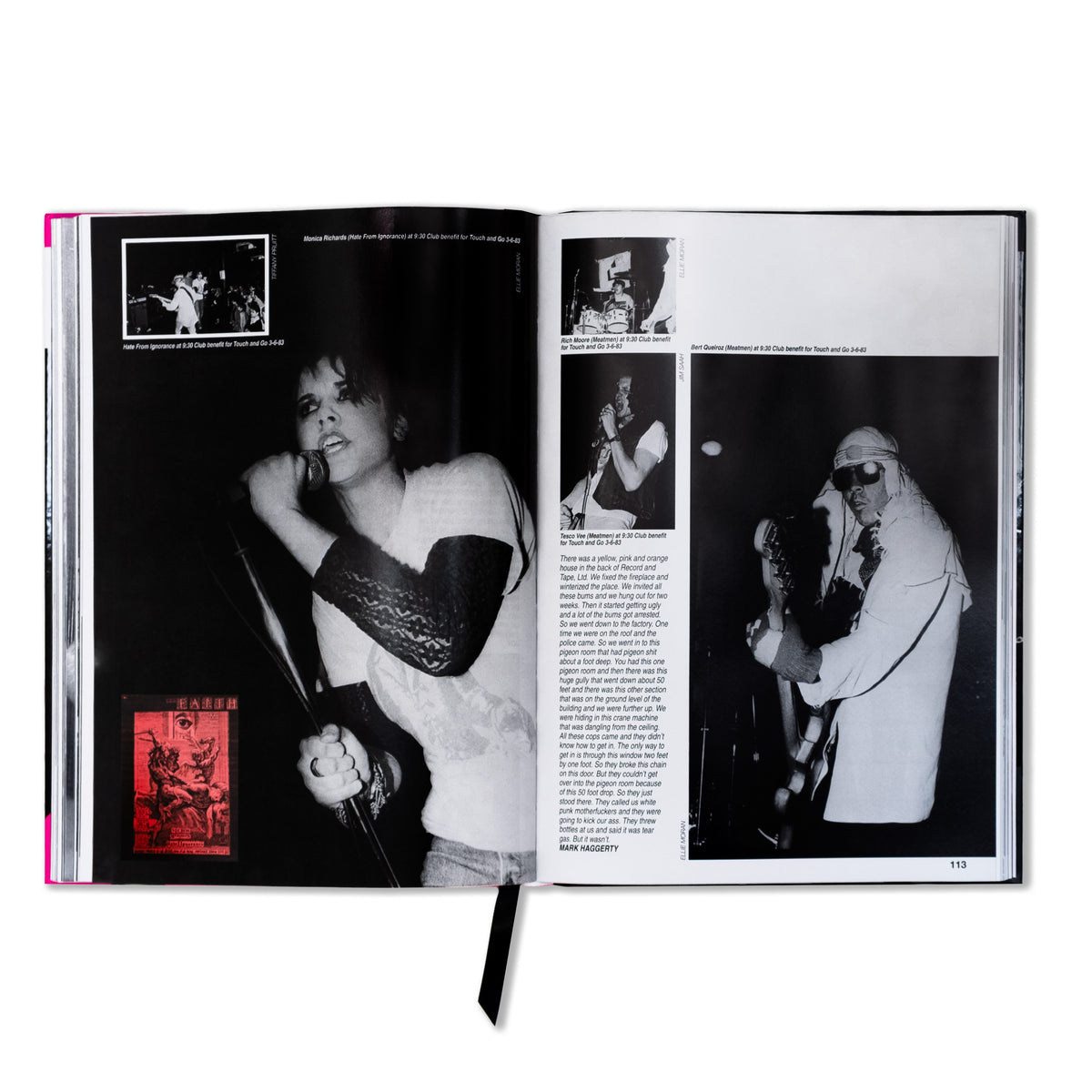 SIGNED "Banned In DC: Photos and Anecdotes from the DC Punk Underground (79-85)" Hardcover Book