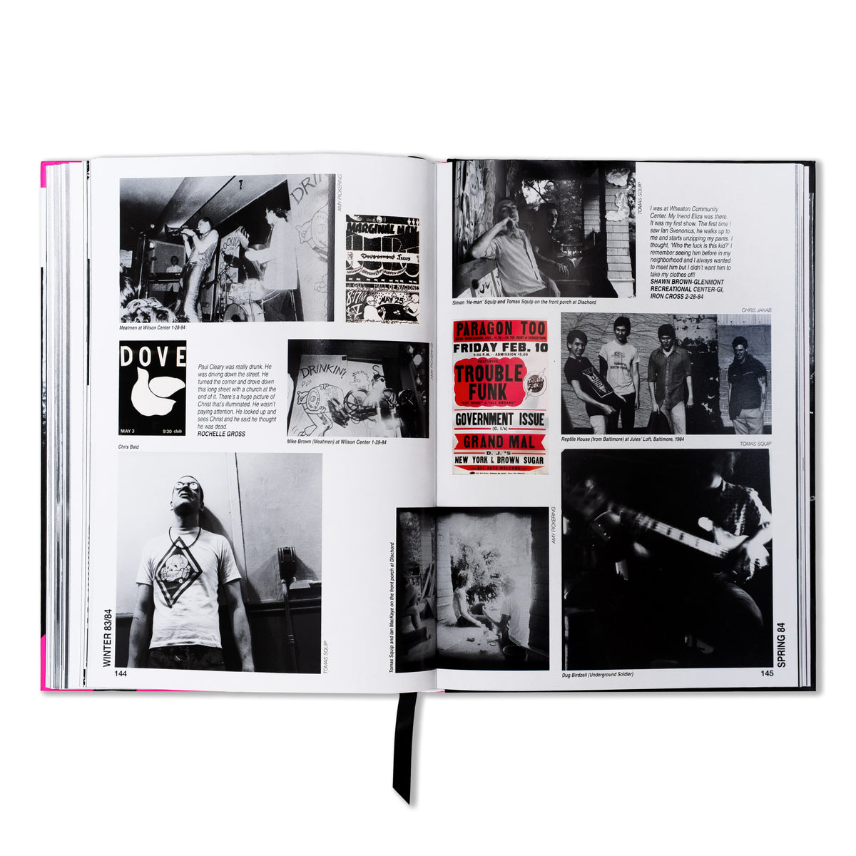 SIGNED "Banned In DC: Photos and Anecdotes from the DC Punk Underground (79-85)" Hardcover Book