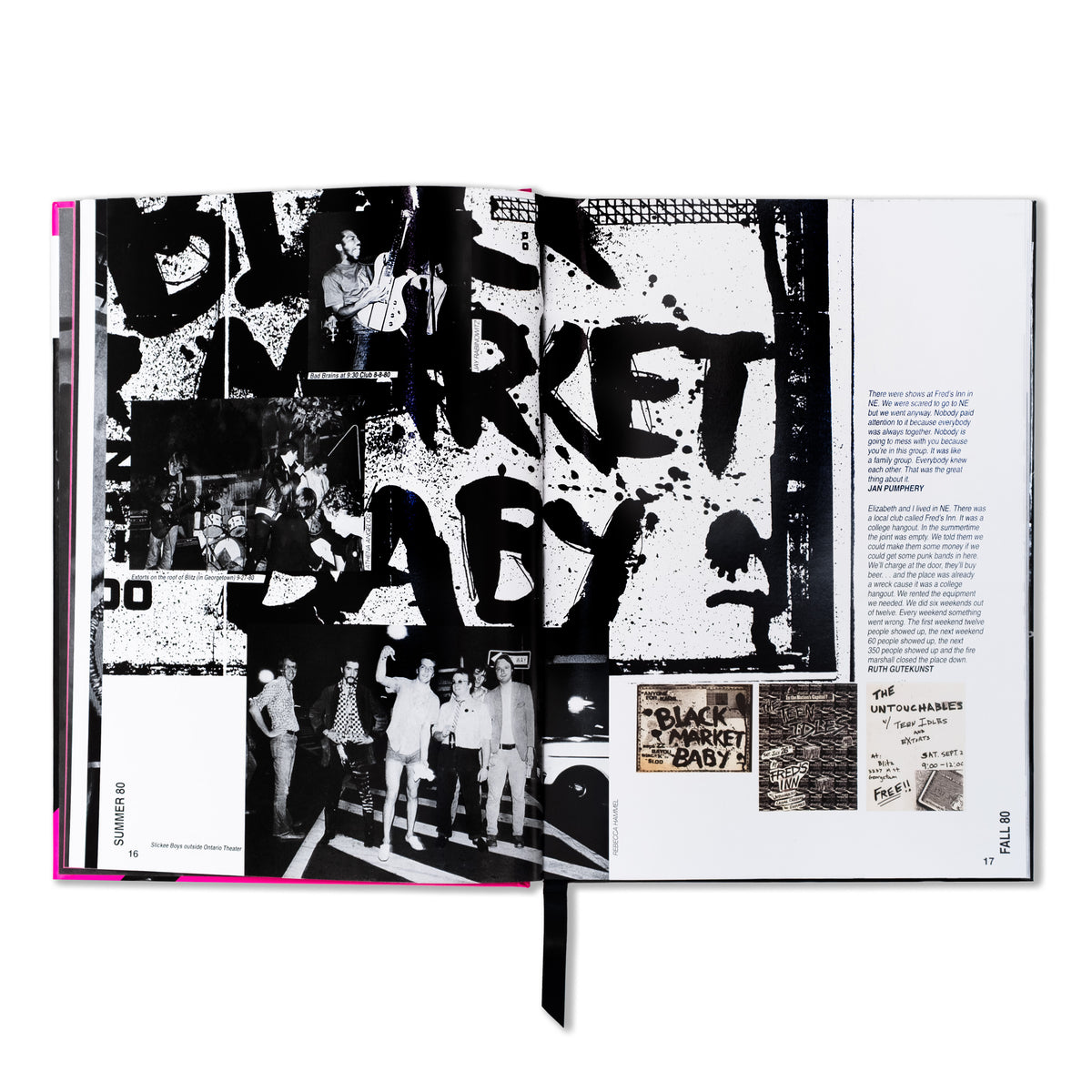 SIGNED "Banned In DC: Photos and Anecdotes from the DC Punk Underground (79-85)" Hardcover Book