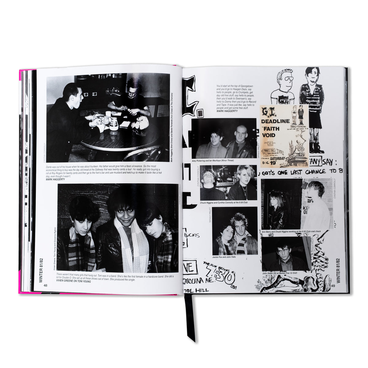 SIGNED "Banned In DC: Photos and Anecdotes from the DC Punk Underground (79-85)" Hardcover Book